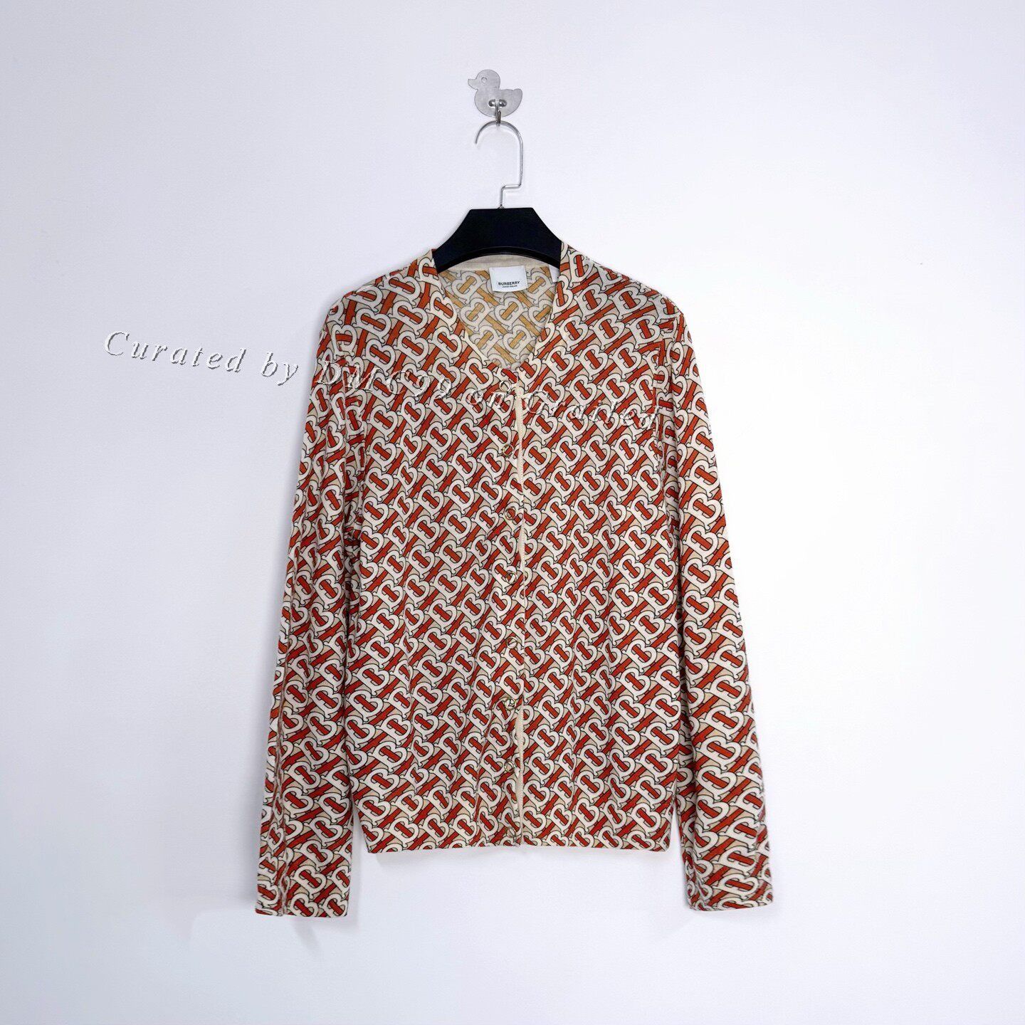 Burberry Burberry TB Monogram Merino Wool Shirt Coat Size M / US 6-8 / IT 42-44 - 1 Thumbnail