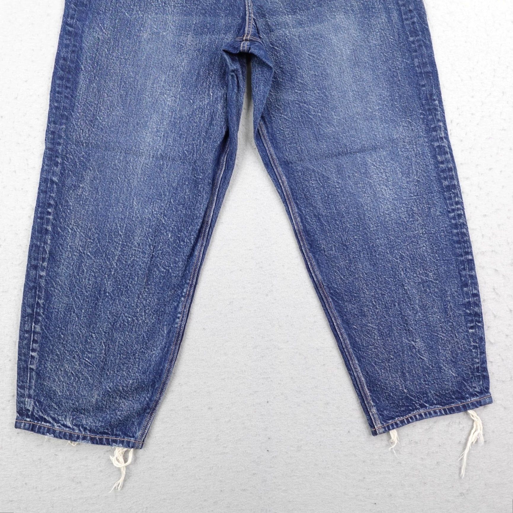 American Eagle Outfitters American Eagle Jeans Womens 12 Short Blue Denim Relaxed Mom Distressed Baggy NEW Size 34" / US 12 / IT 48 - 3 Thumbnail