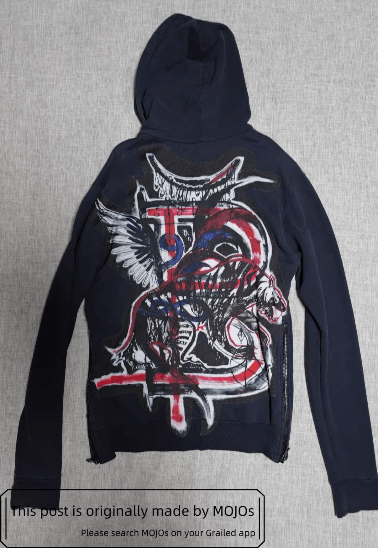 Sz S Balmain by Christophe Decarnin 11SS Painting Hoodie