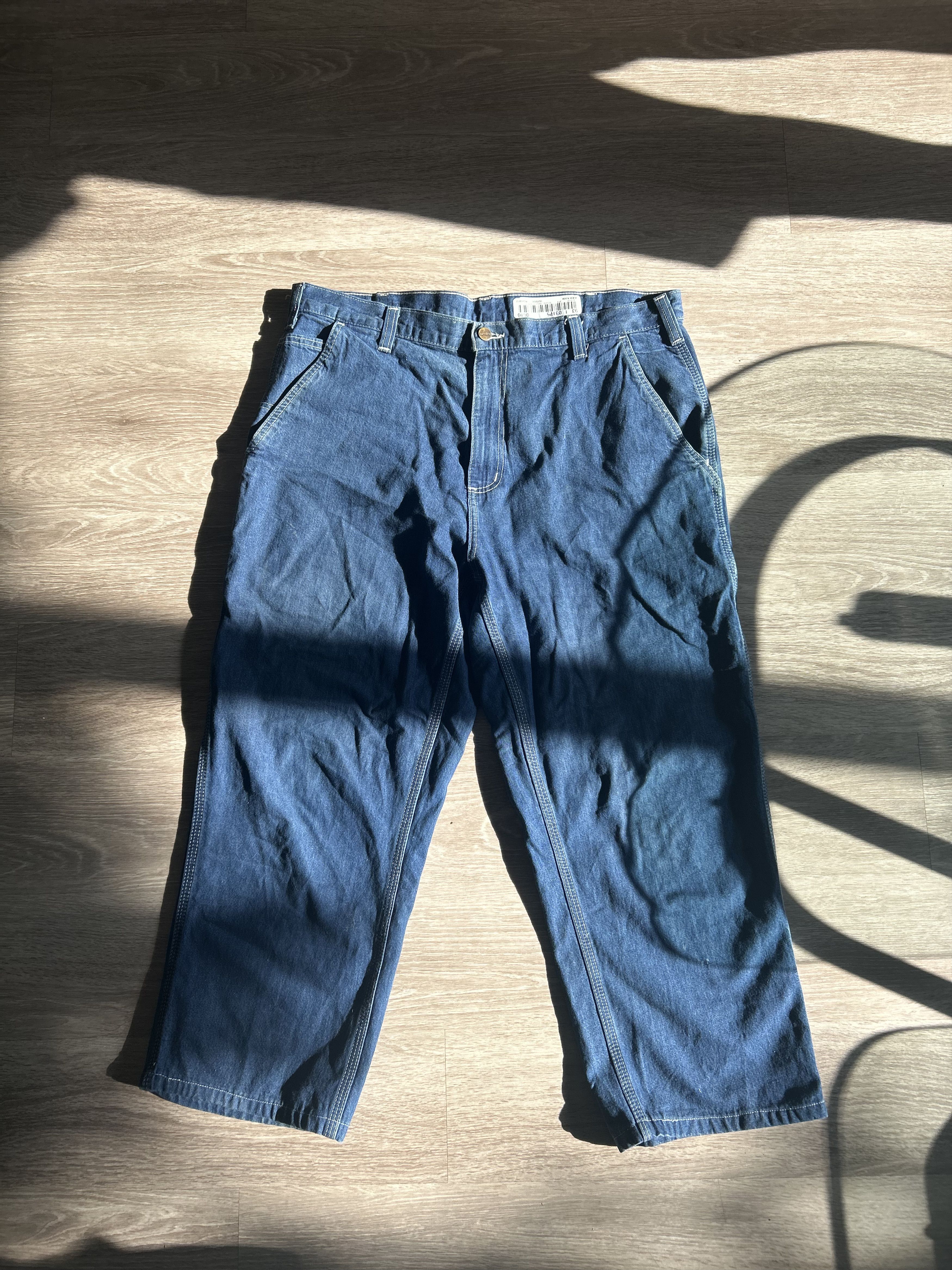 Carhartt Carhartt Blue Denim Carpenter Pants Size US 38 / EU 54 - 1 Thumbnail