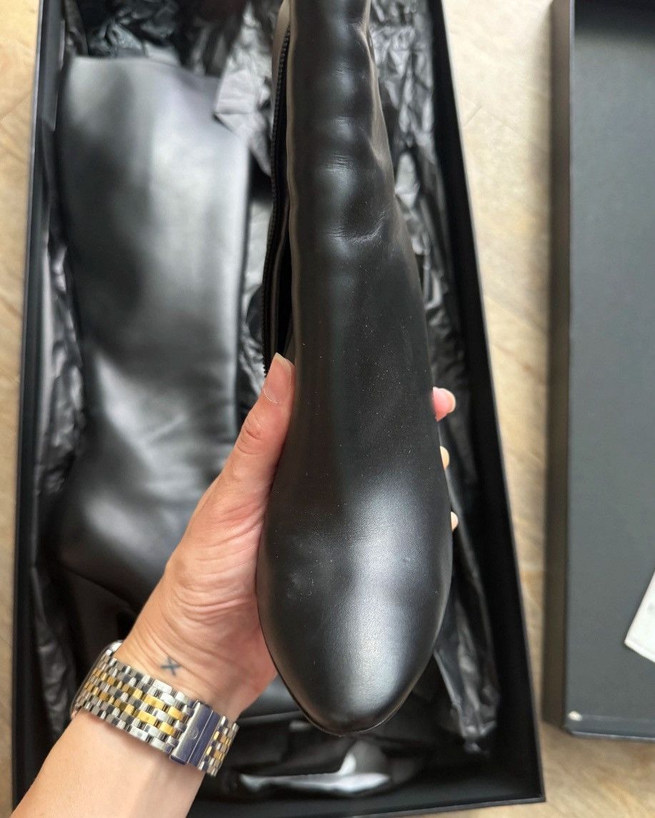 Saint Laurent Paris 68 boots in smooth leather Size US 7.5 / IT 37.5 - 4 Thumbnail