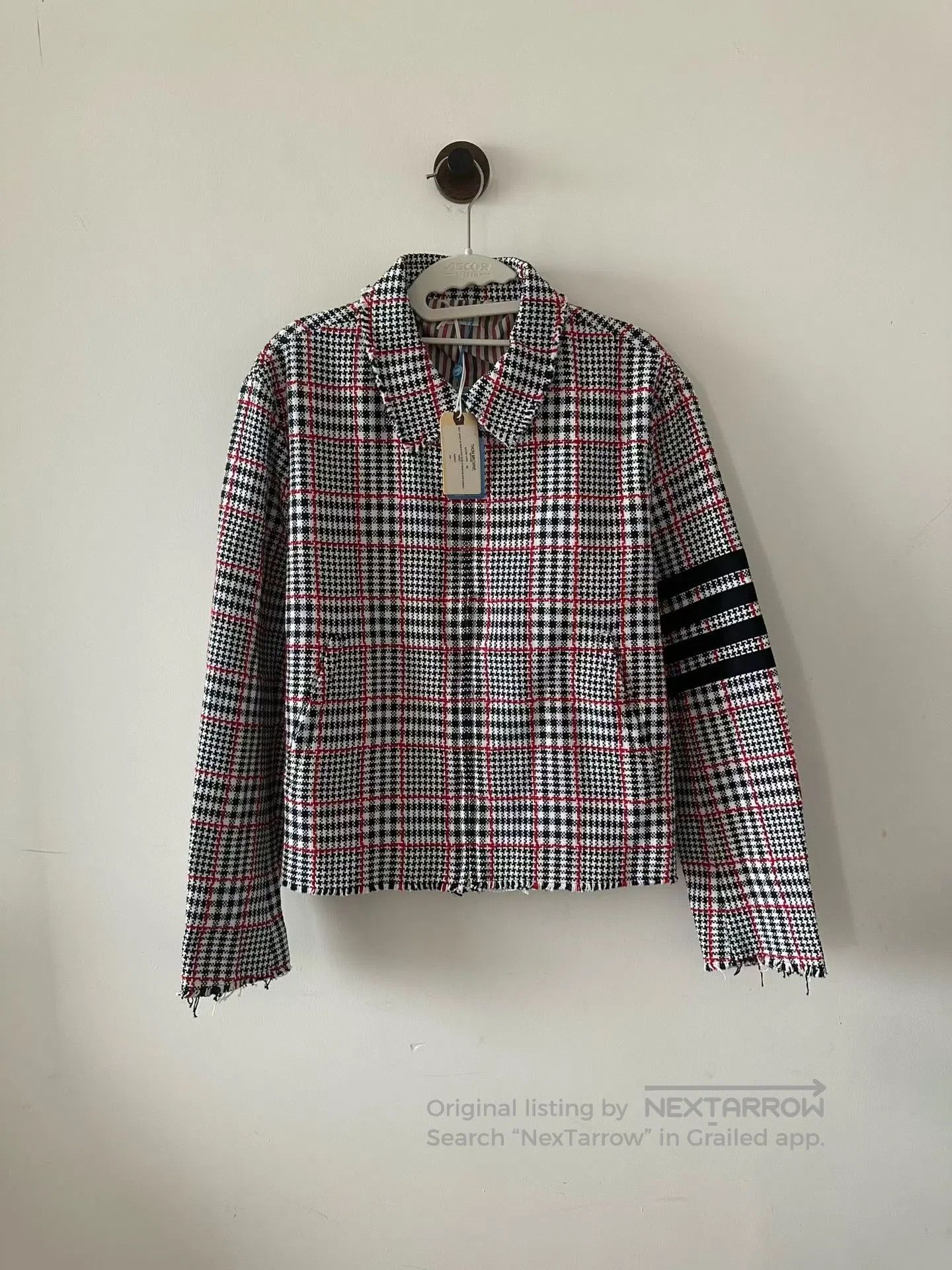 Thom Browne Thom Browne Houndstooth Fringe Jacket| Size US S / EU 44-46 / 1 - 1 Thumbnail