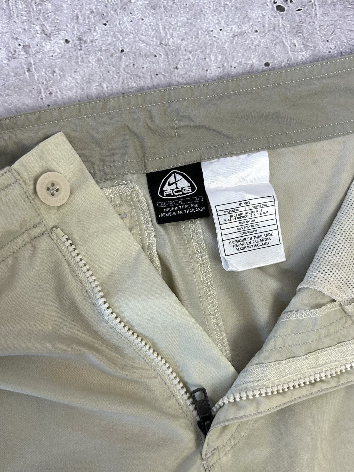 Vintage Y2K Nike ACG Transformer Adjustable Nylon Women’s Pants Size 30" / US 8 / IT 44 - 10 Thumbnail