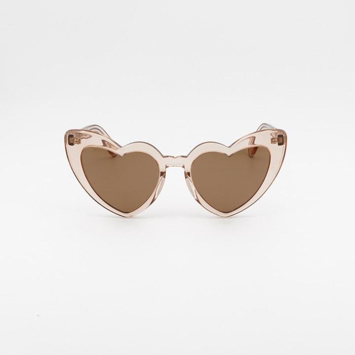 Saint Laurent Paris Saint Laurent SL181 LOU LOU 020 Sunglasses Nude Heart Frame Size ONE SIZE - 2 Thumbnail