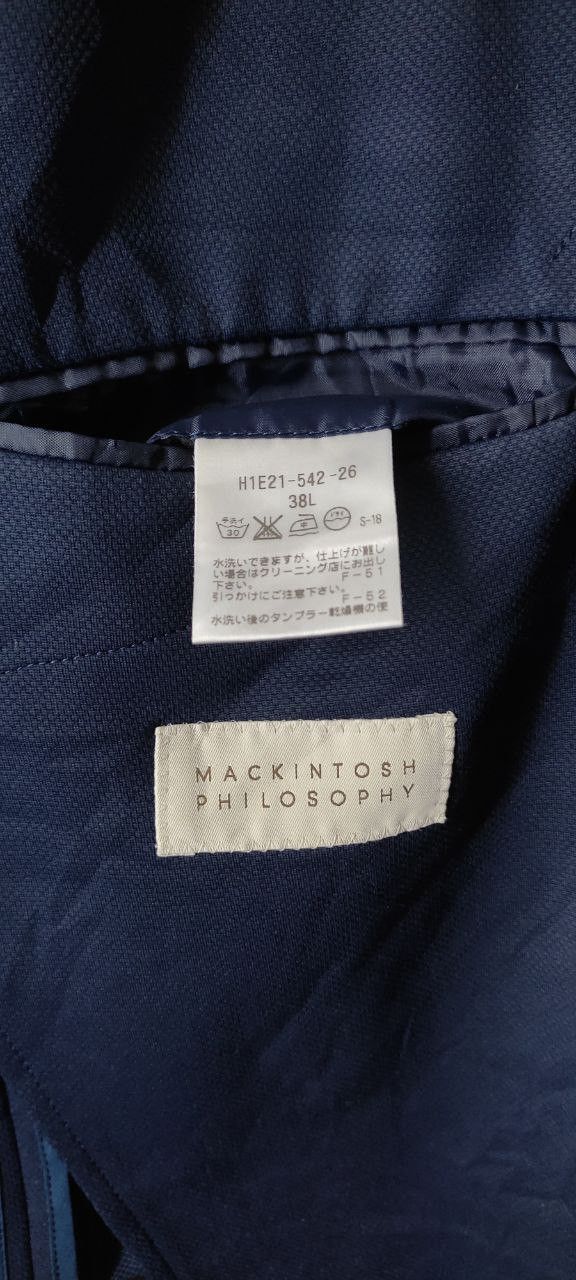 Mackintosh MACKINTOSH PHILOSPOHY BLAZER COAT JACKET Size US S / EU 44-46 / 1 - 10 Thumbnail