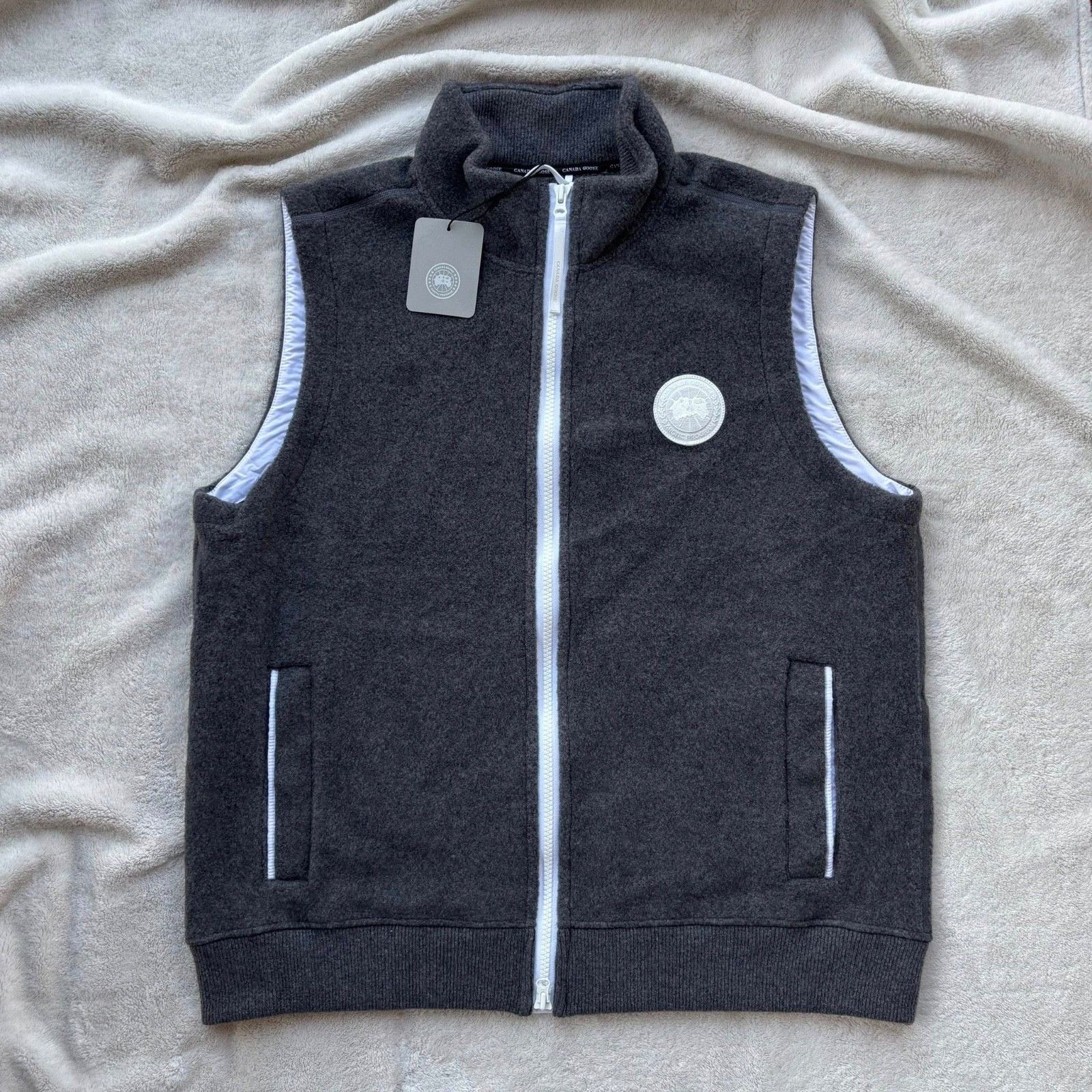 Canada Goose Canada Goose Quarry Grey Mersey Fleece Vest - 2XL - $650 Size US XXL / EU 58 / 5 - 1 Thumbnail