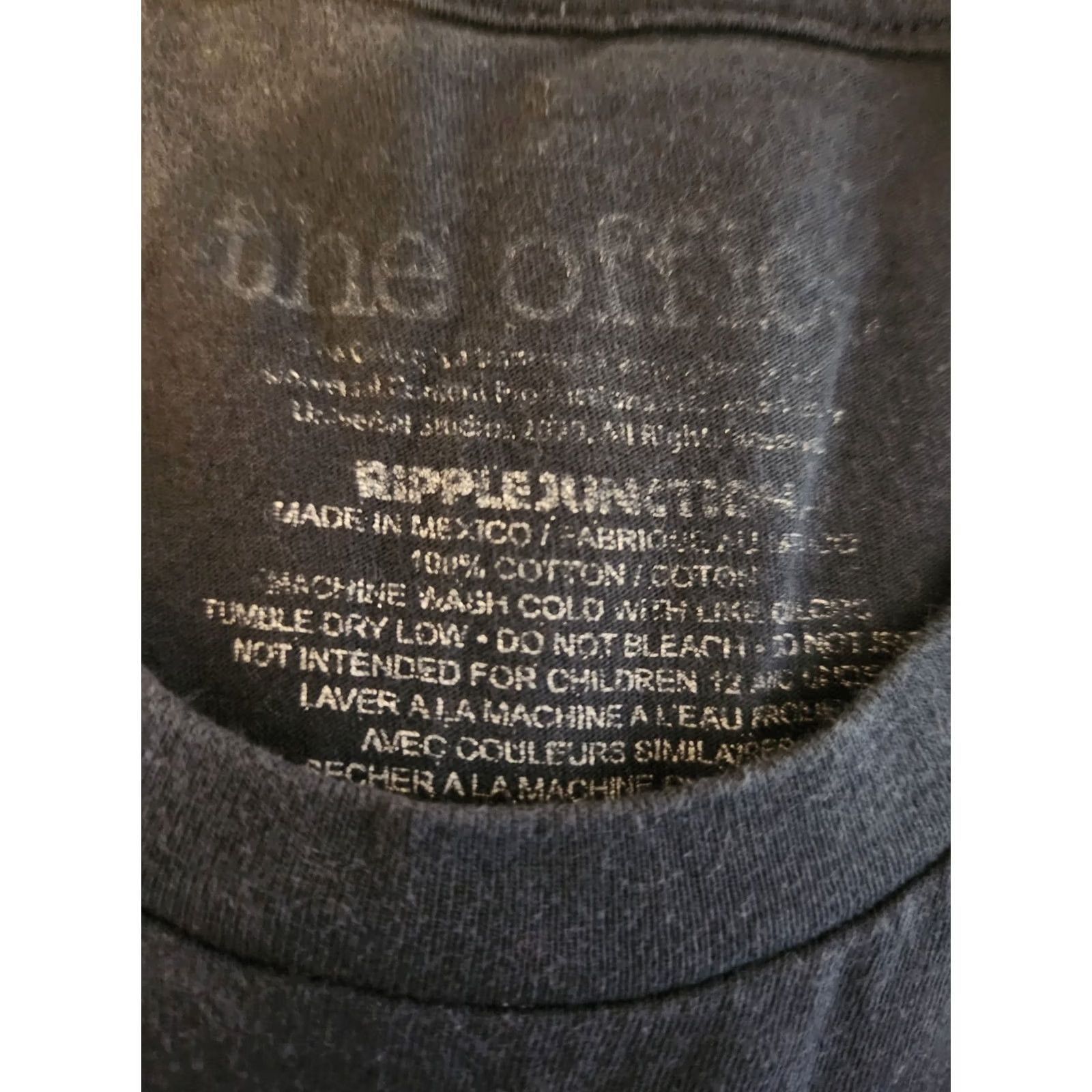 Ripple Junction Dunder Mifflin Navy Blue Tee - The Office Unisex Shirt - Cotton Knit - Easy Care Size US M / EU 48-50 / 2 - 2 Thumbnail