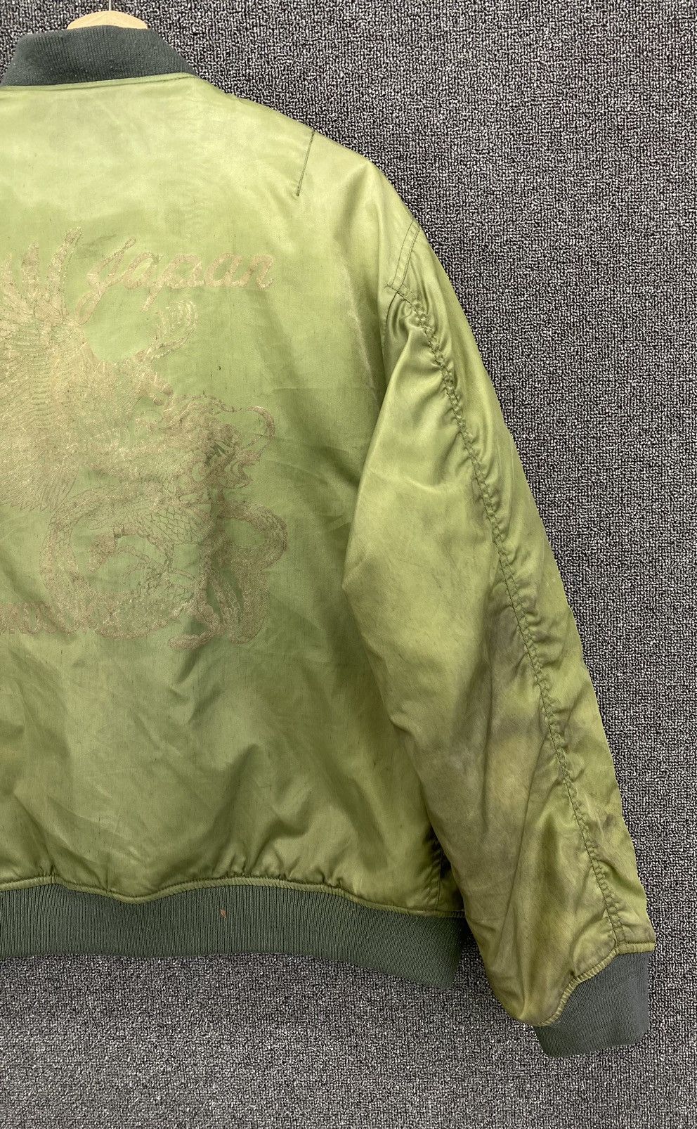 Japanese Brand Vintage Yokosuka Japanese Eagle Sukajan Bomber Jacket Size US L / EU 52-54 / 3 - 4 Thumbnail