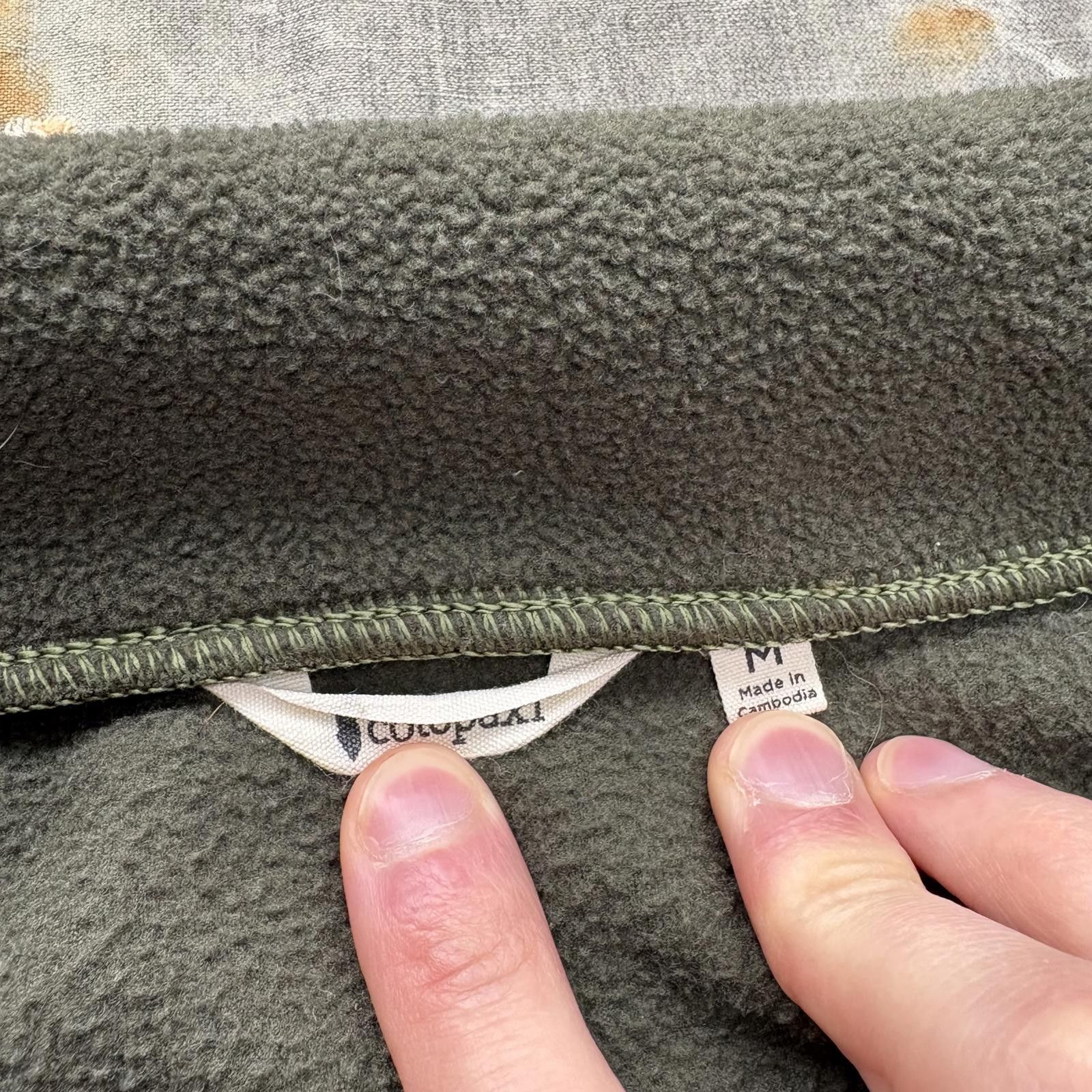 Cotopaxi Cotopaxi Amado Half Zip Olive Green Blue Fleece Jacket Size US M / EU 48-50 / 2 - 3 Thumbnail