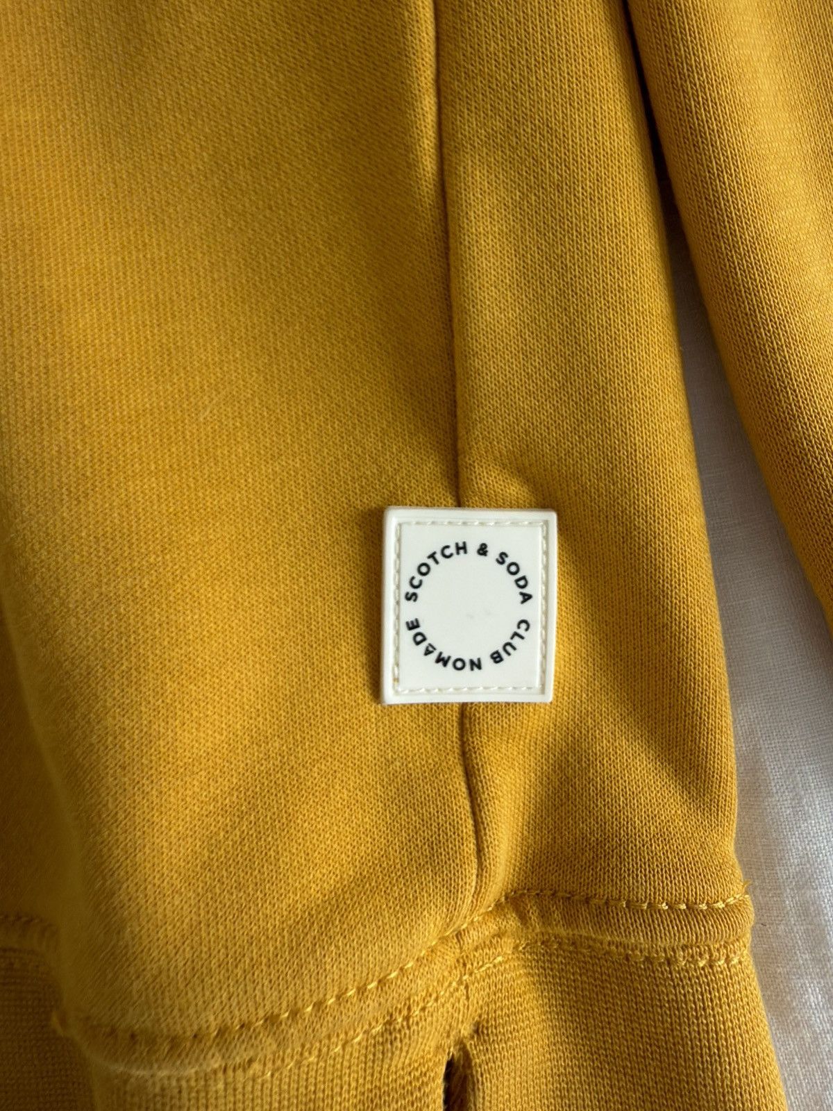 Scotch & Soda Scotch & Soda Mustard Yellow Crewneck Sweatshirt Size US L / EU 52-54 / 3 - 3 Thumbnail