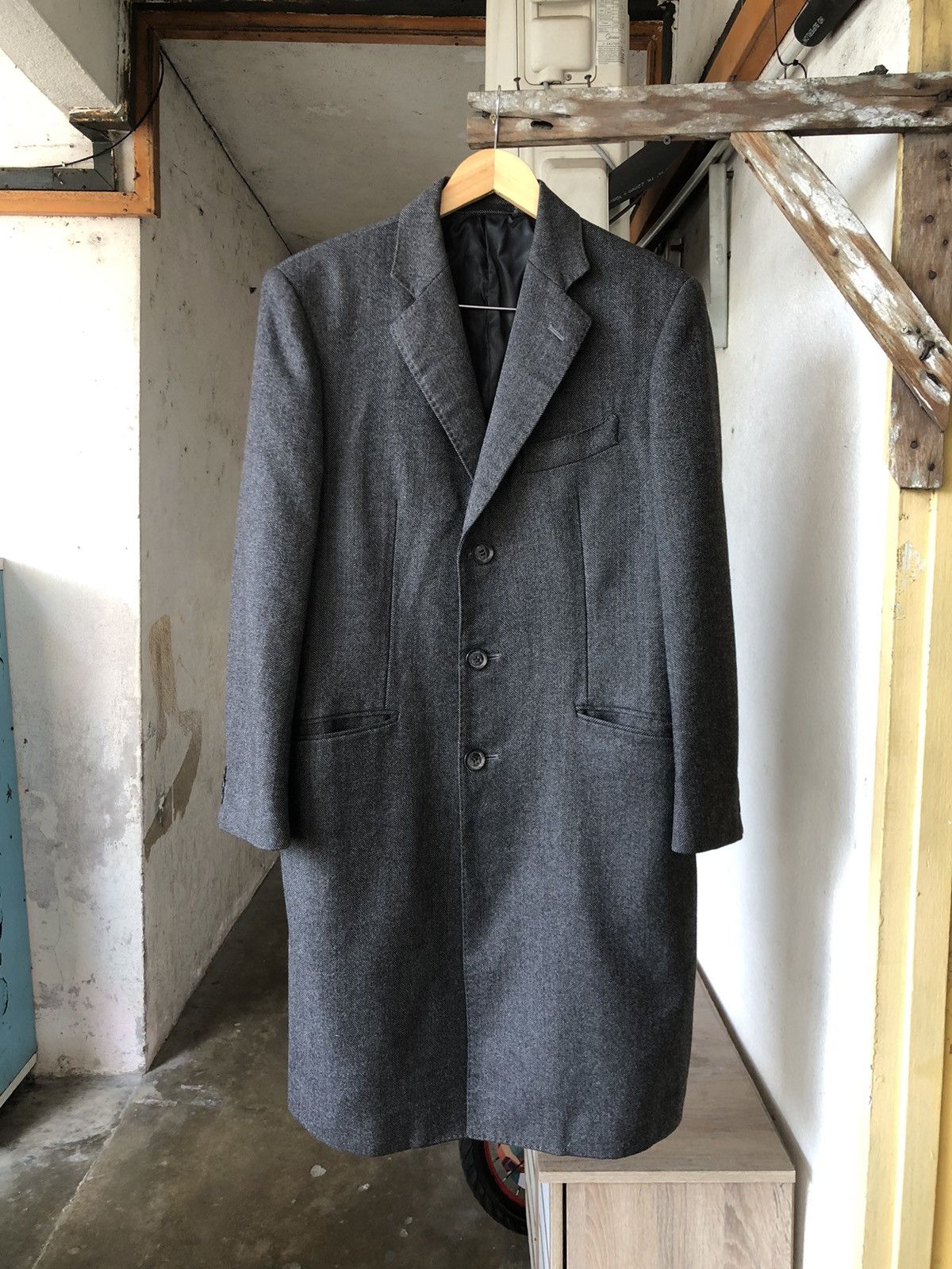 Luxurys❗️Loro Piana x Le Chic Single Breasted Wool Long Coat