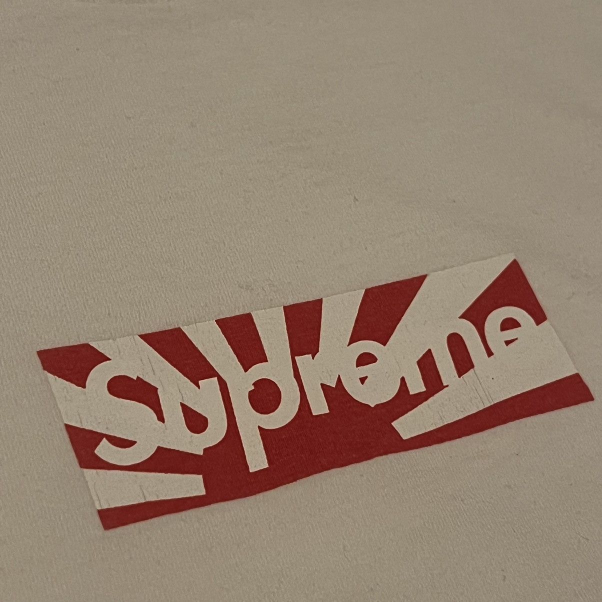 Supreme Supreme Japan Relief Box Logo Tee Rising sun bogo t shirt Size US XL / EU 56 / 4 - 22 Thumbnail