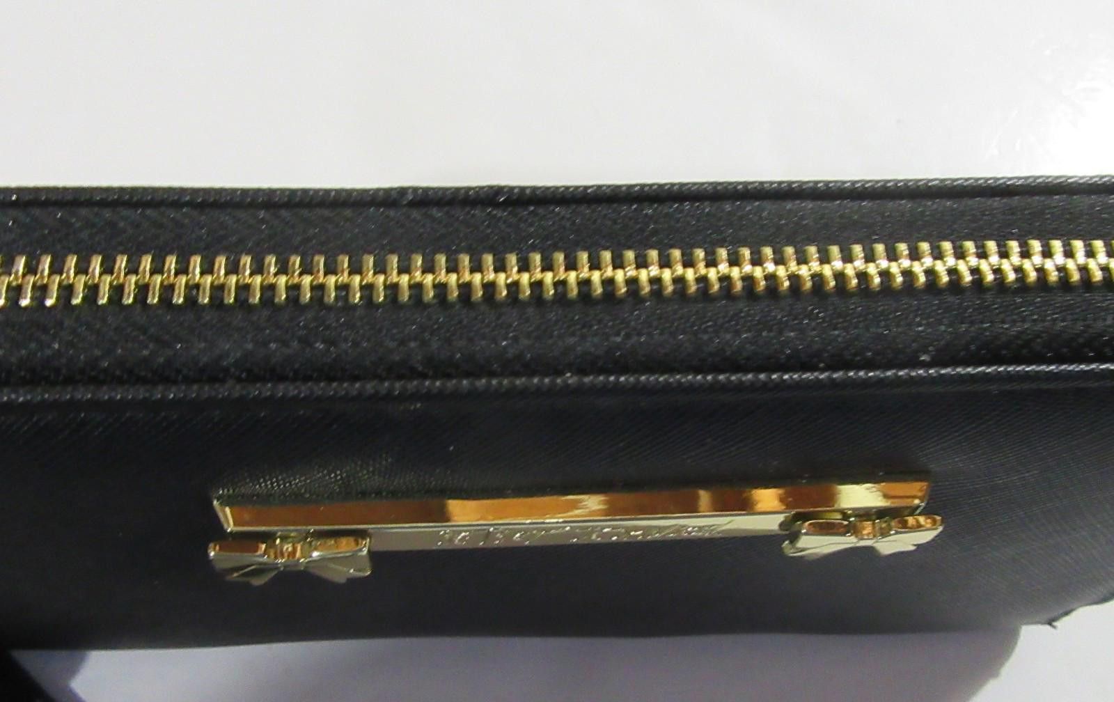 Other Betsey Johnson Zip Around Wallet Black NWT Size ONE SIZE - 6 Thumbnail