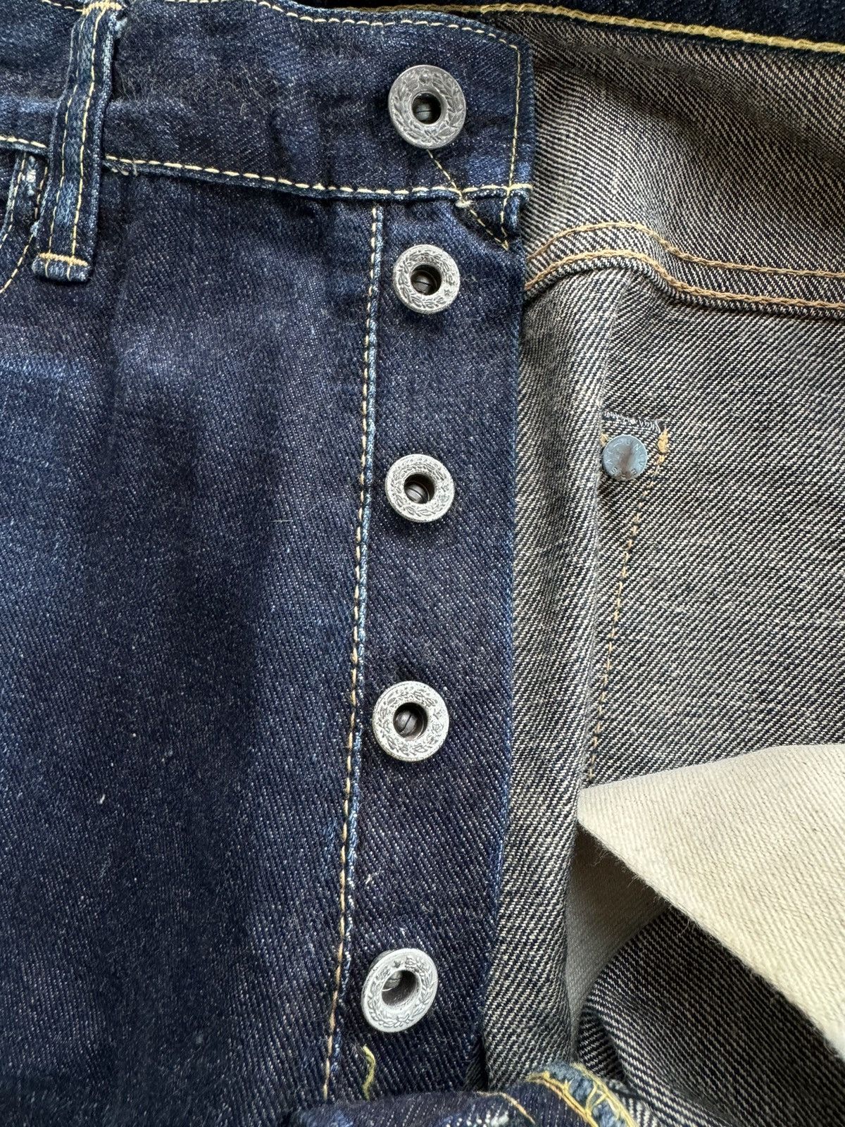 Japanese Brand Vintage Triple Square Selvedge Distressed Denim Size US 33 - 7 Thumbnail