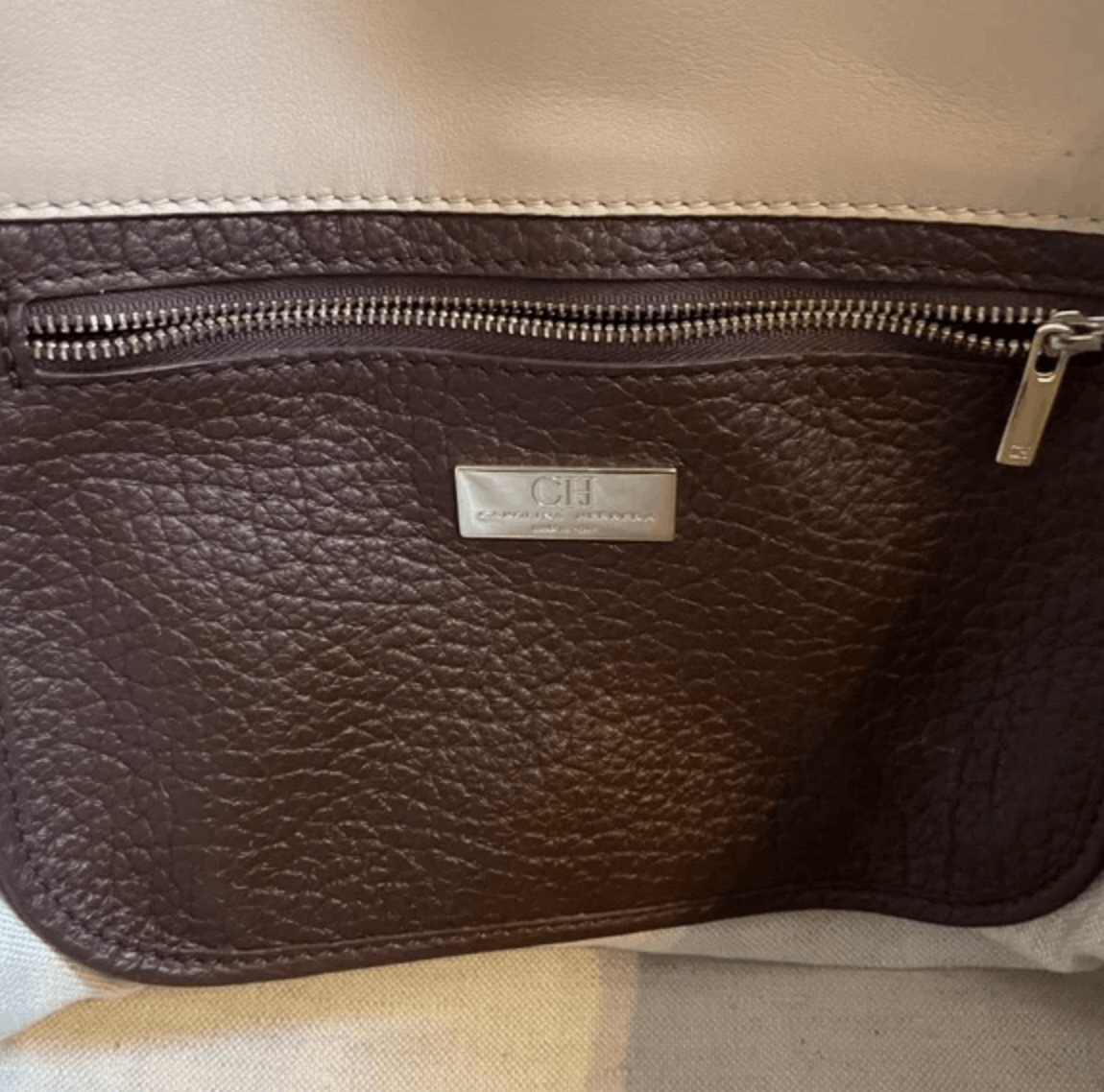 Carolina Herrera Carolina Herrera - Stunning Antelope handbag Size ONE SIZE - 3 Thumbnail