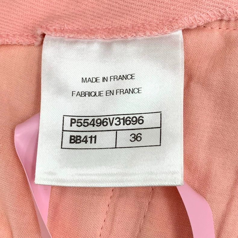 Chanel Chanel Cuba Series Pink Cotton Casual Shorts 2506-Nextarrow Size 24" / US 00 / IT 34 - 6 Thumbnail