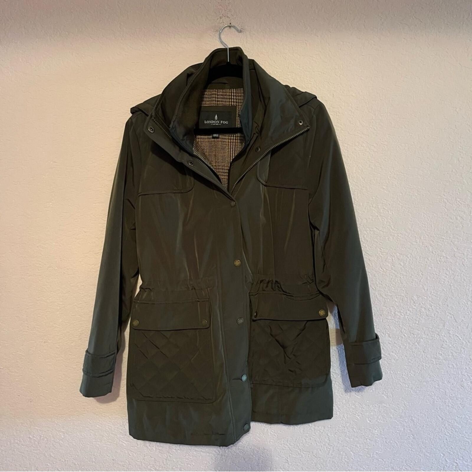 Unknown London Women's Olive Green Hooded Utility Jacket Size S / US 4 / IT 40 - 6 Thumbnail