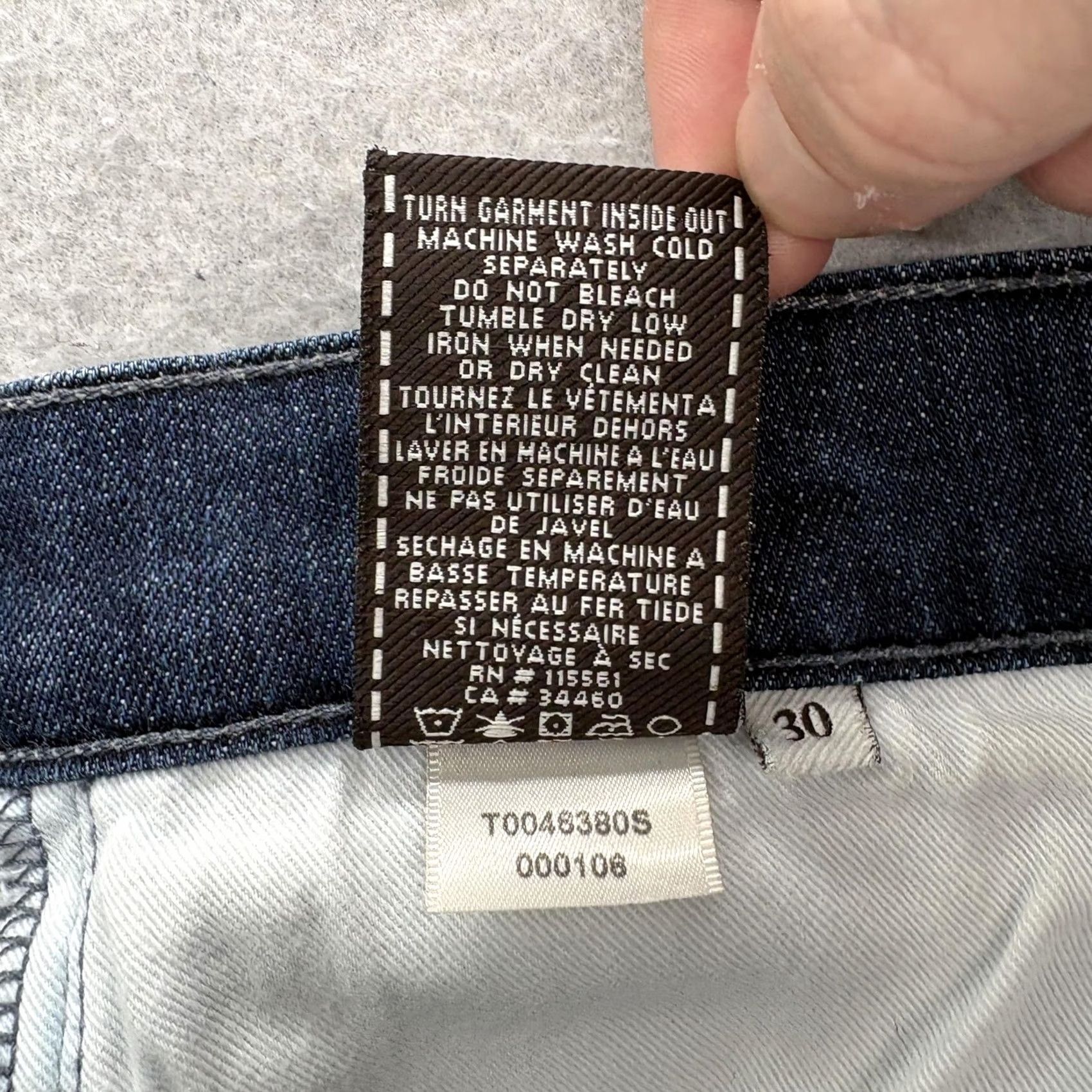 ＢＬＥＡＣＨ 7 For All Mankind Austyn Jeans Mens 30x32 Blue Wash Relaxed