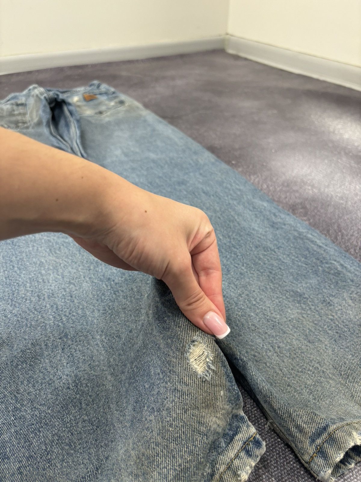 Carhartt Vintage Carhartt Y2K Straight Fit Work Skate Denim Jeans Size US 30 / EU 46 - 5 Thumbnail