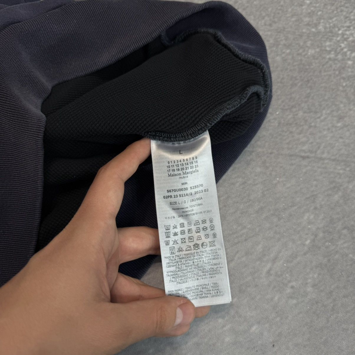 Maison Margiela Maison Margiela Dècortiquè Hoodie Vintage in Blue Size US L / EU 52-54 / 3 - 9 Thumbnail