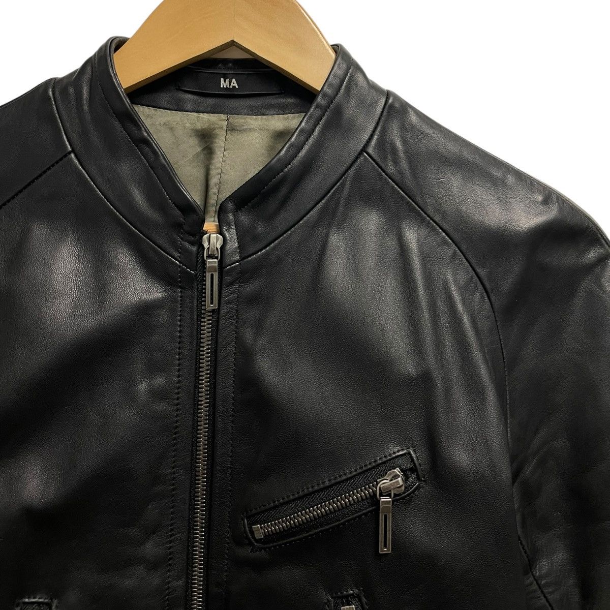 Julius Ma Julius horse leather 5 zip jacket | Grailed