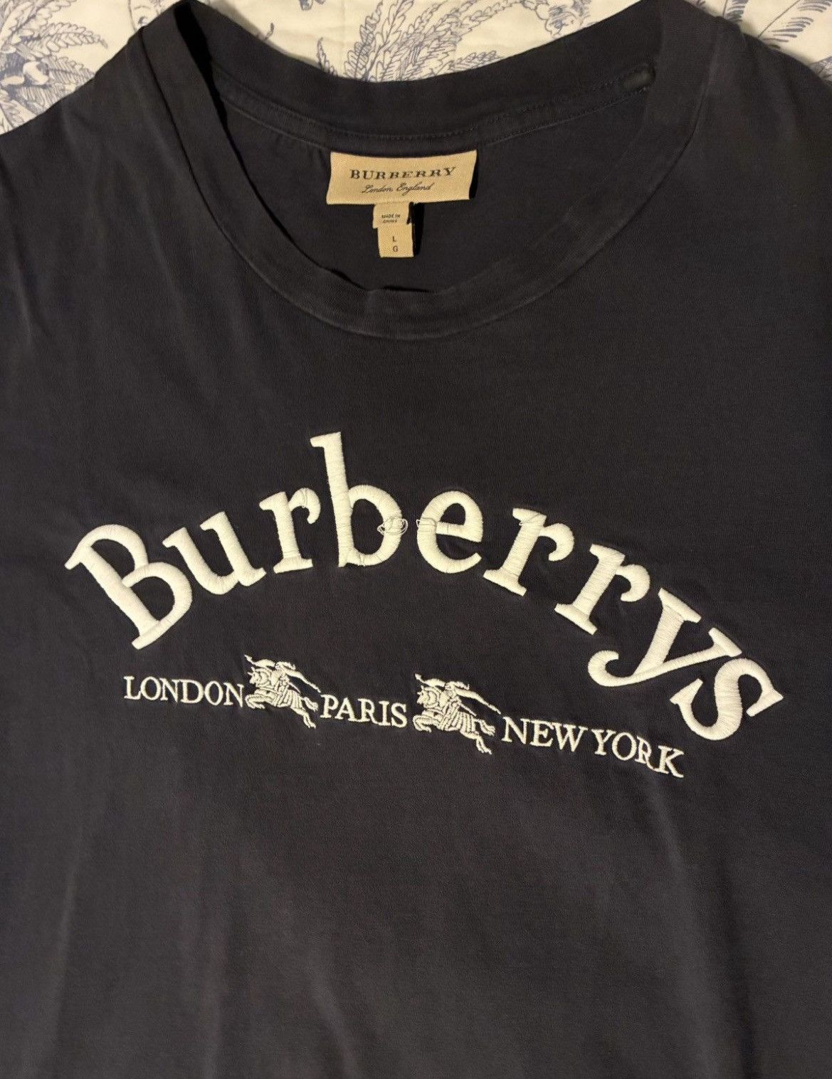 Burberry Burberrys embroidered T-shirt Size US L / EU 52-54 / 3 - 2 Thumbnail