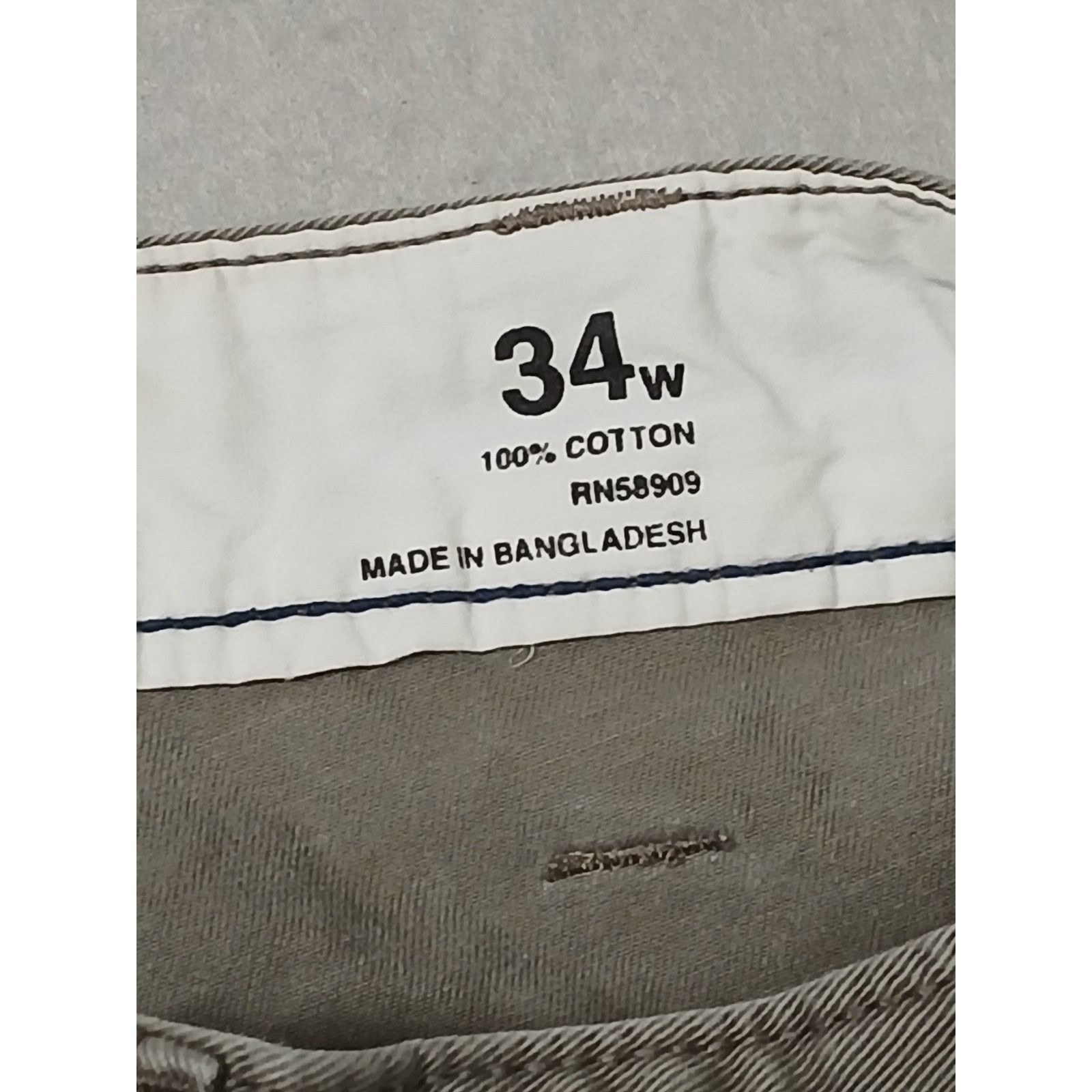 Roundtree & Yorke Roundtree & York (34) Gray Cargo Style Khaki Utility Shorts Size US 34 / EU 50 - 7 Thumbnail