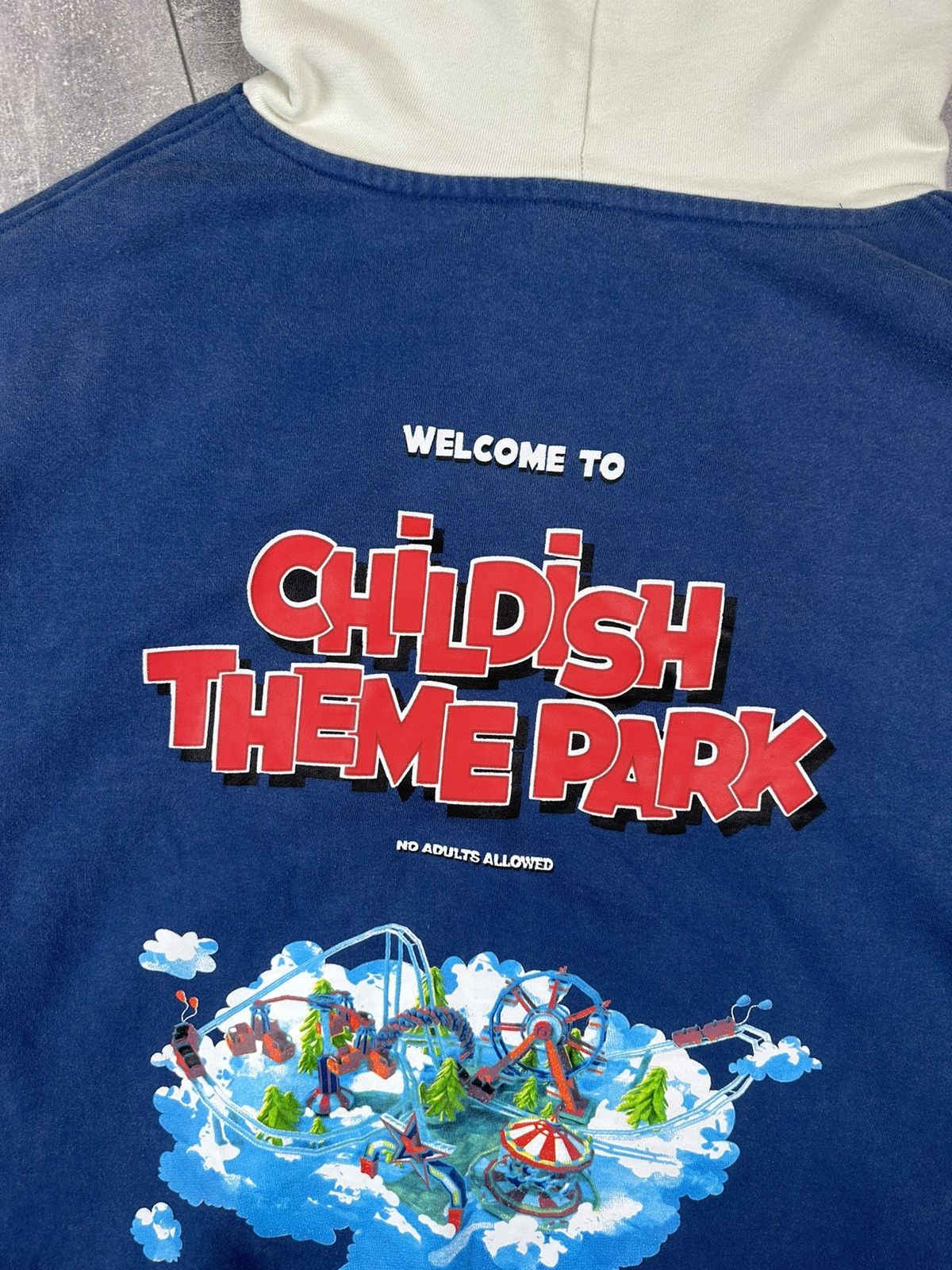 CHILDS Childish Theme Park Vintage Baggy Hoodie Size US XL / EU 56 / 4 - 10 Thumbnail