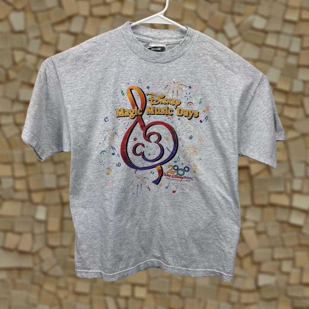 Disney Vintage Disney Magic Music Days Mickey Mouse T-Shirt Adult XL Gray Size US XL / EU 56 / 4 - 1 Thumbnail