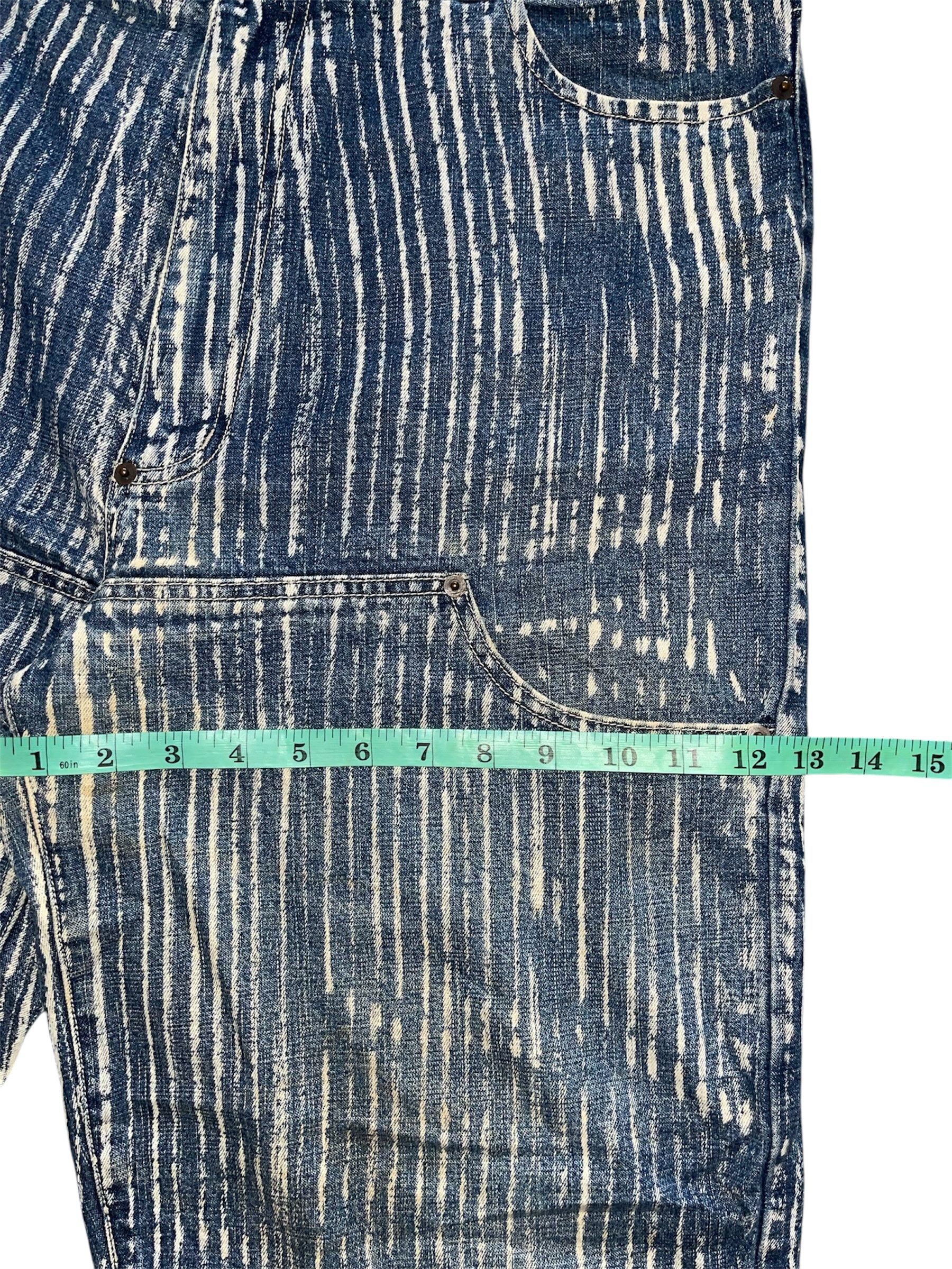 JNCO × Jordan Brand × Vans Vtg 90s Vans Jord Wide Leg Baggy Double Pocket Knee Lines Size US 34 / EU 50 - 14 Thumbnail