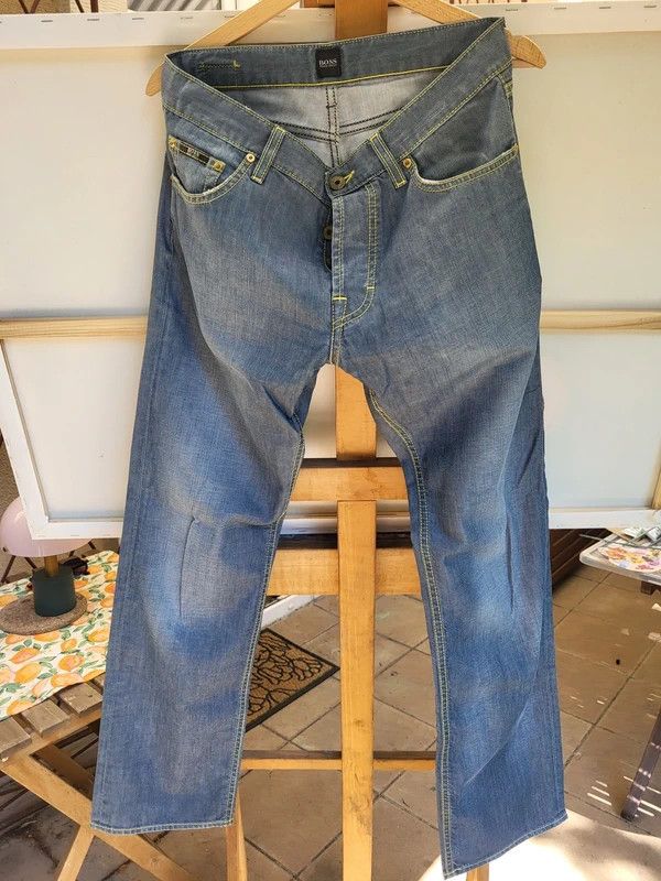 Hugo Boss Hugo Boss light blue denim jeans 32x32 Size US 32 / EU 48 - 2 Thumbnail