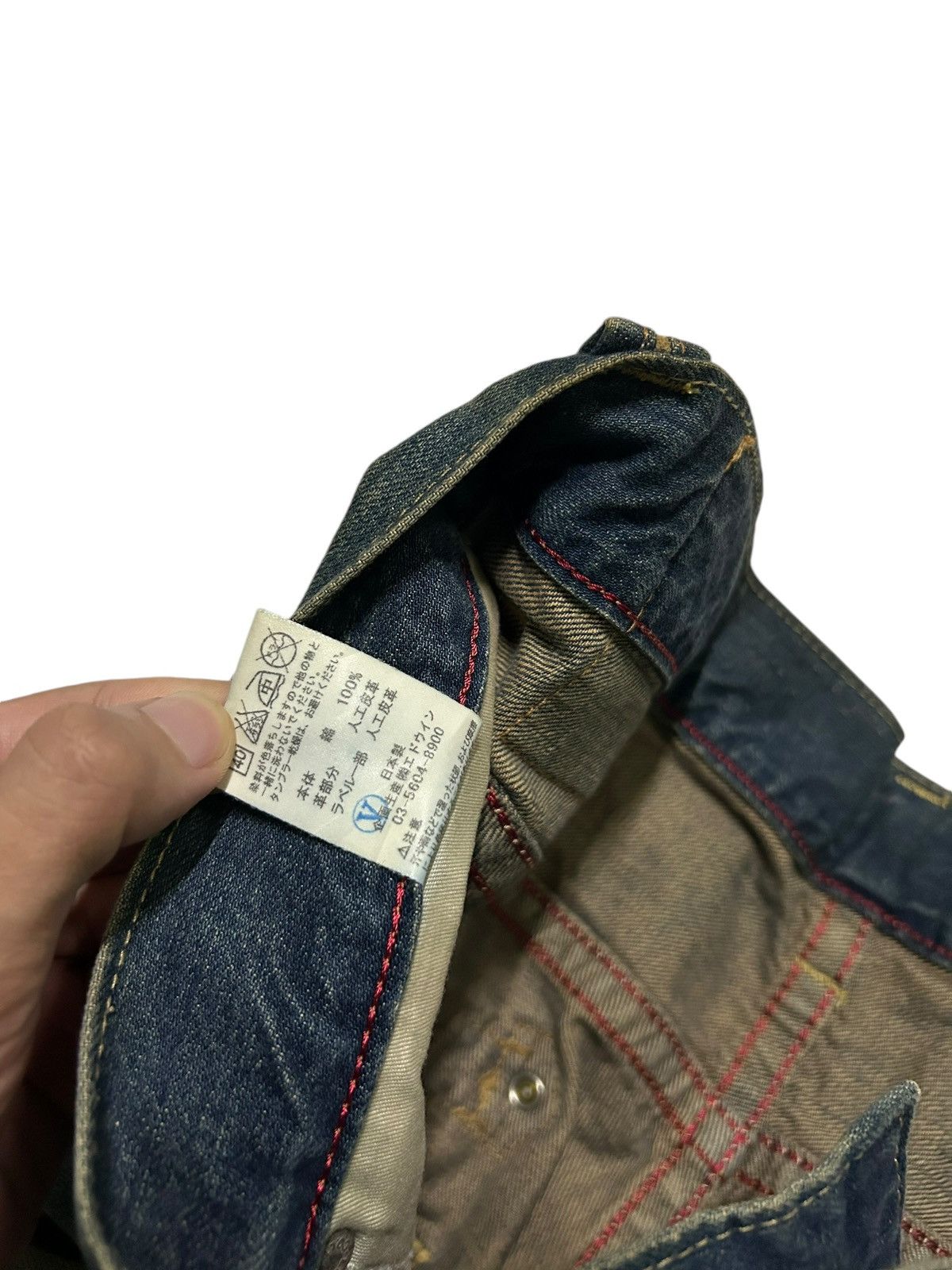 Edwin × Japanese Brand × Tornado Mart Edwin Exlusive Vintage Distressed Mud Wash Rare Denim 🎌☠️ Size US 37 - 20 Thumbnail
