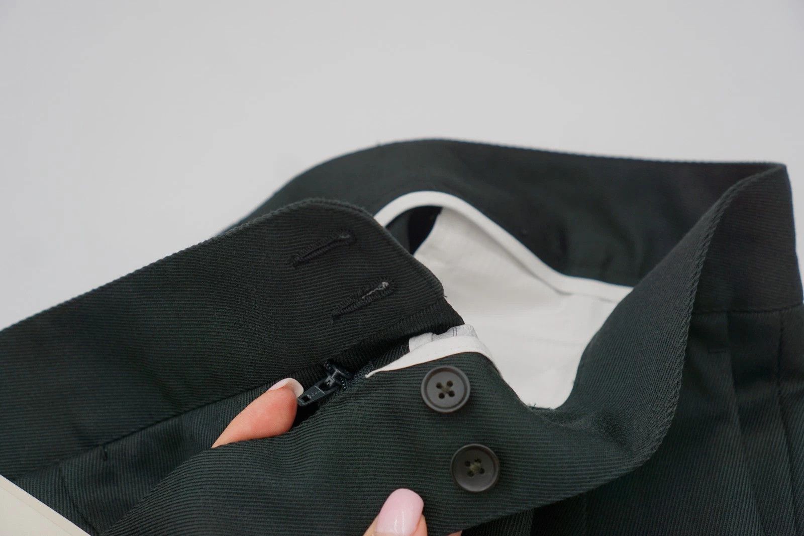 Suitsupply Men Suitsupply Pants Green Felini Pure Wool Size UK/US40 Size 40R - 4 Thumbnail