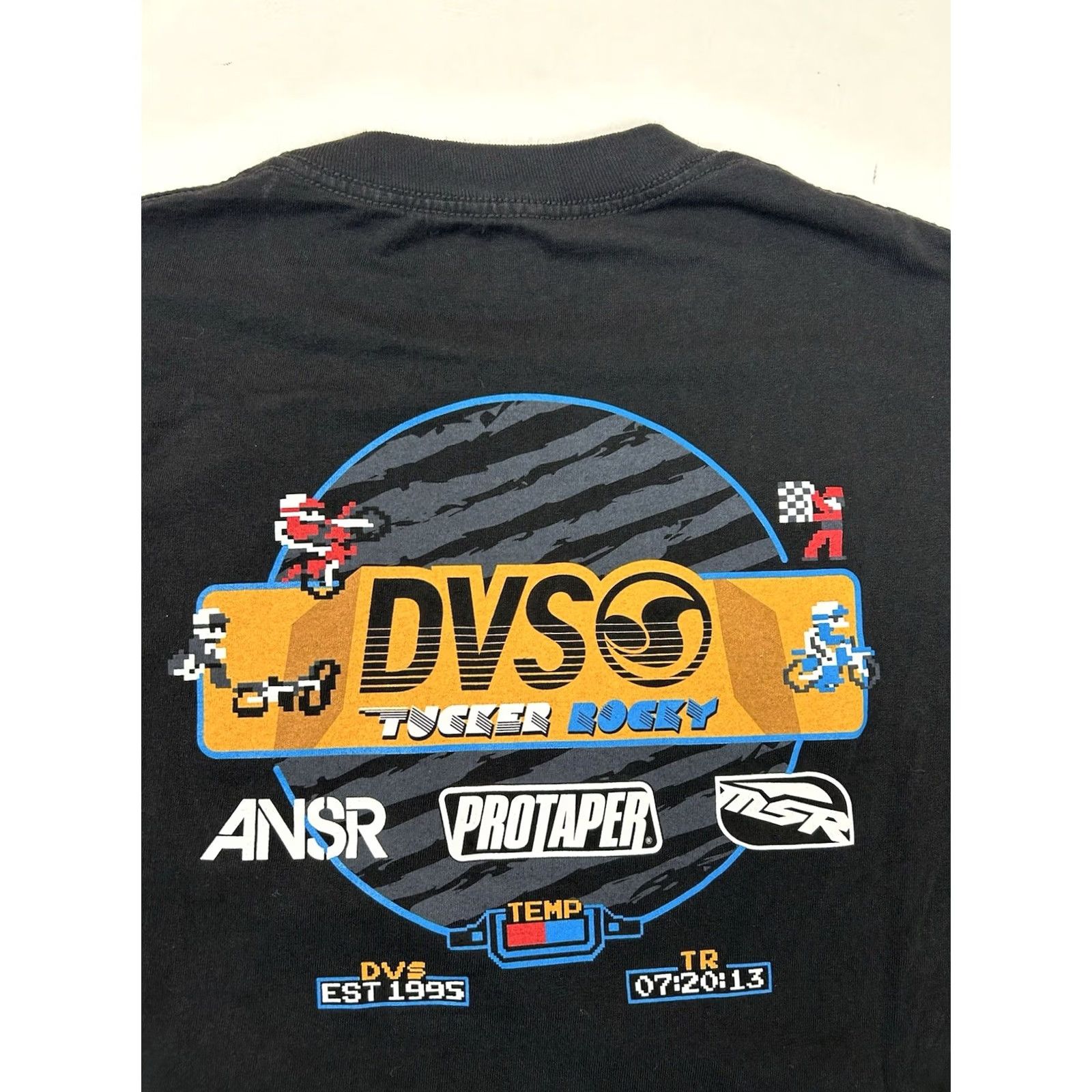 Vintage DVS Tucker Rogey ANSR PROTAPER MAR Motorcycle Dirt Bike 2013 Tee Large Black Men's Size US L / EU 52-54 / 3 - 7 Thumbnail
