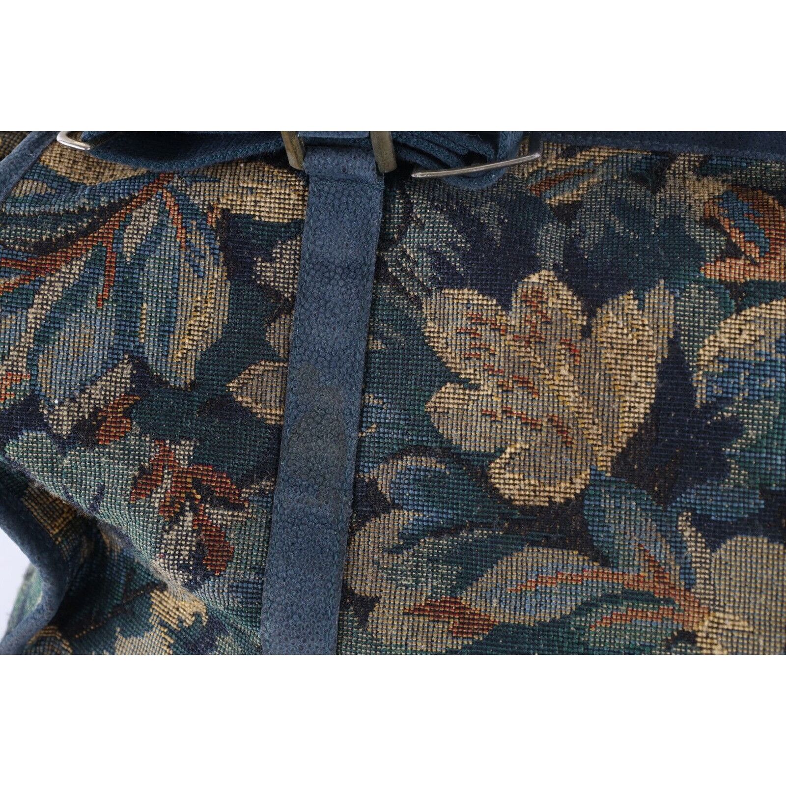 Diane von Furstenberg × Vintage Vintage 90s Diane von Furstenberg DVF Suede Trim Flower Bag Size ONE SIZE - 8 Thumbnail