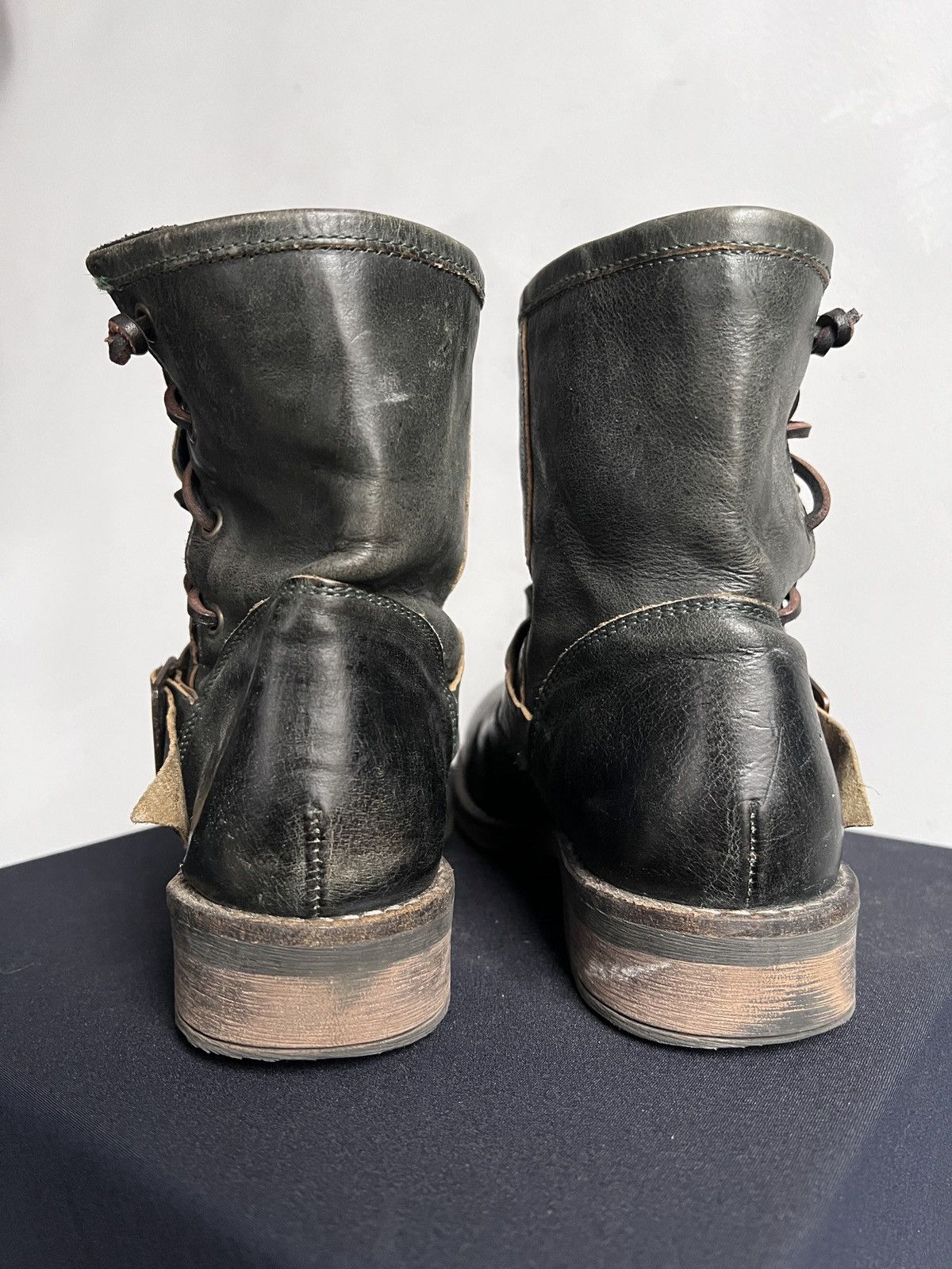 Guidi Moto style leather boots moto style hype hedi slimane y2k Size US 6.5 / EU 39-40 - 4 Thumbnail