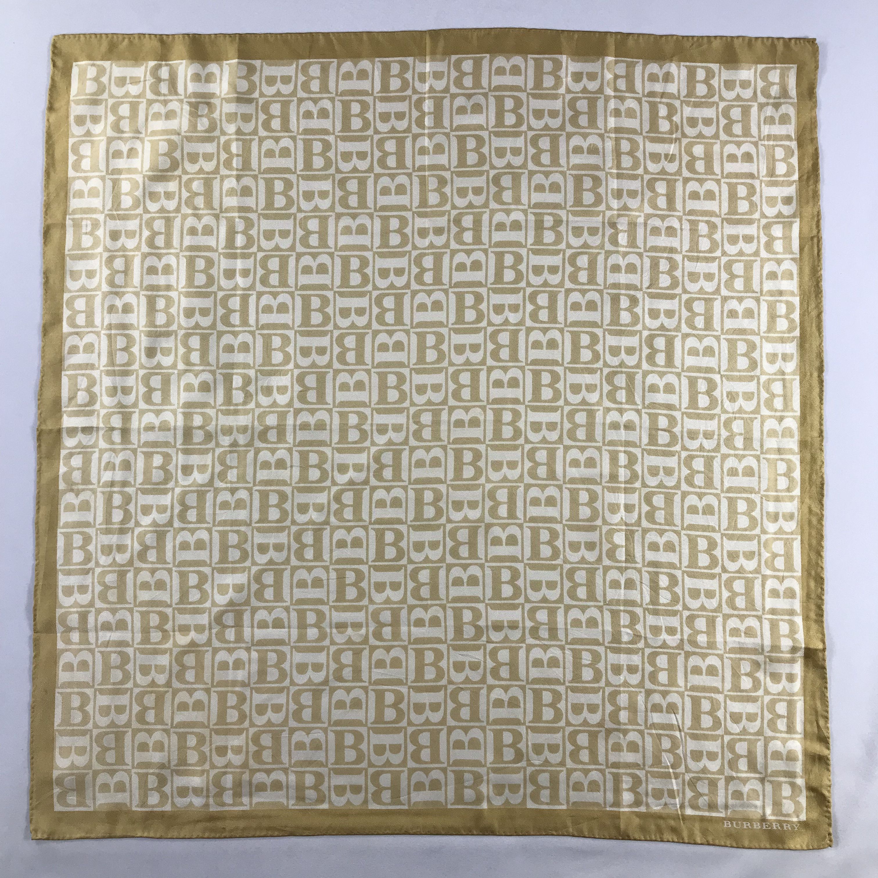 Burberry Burberry Silk Handkerchief / Bandana / Neckerchief C767 Size ONE SIZE - 3 Thumbnail