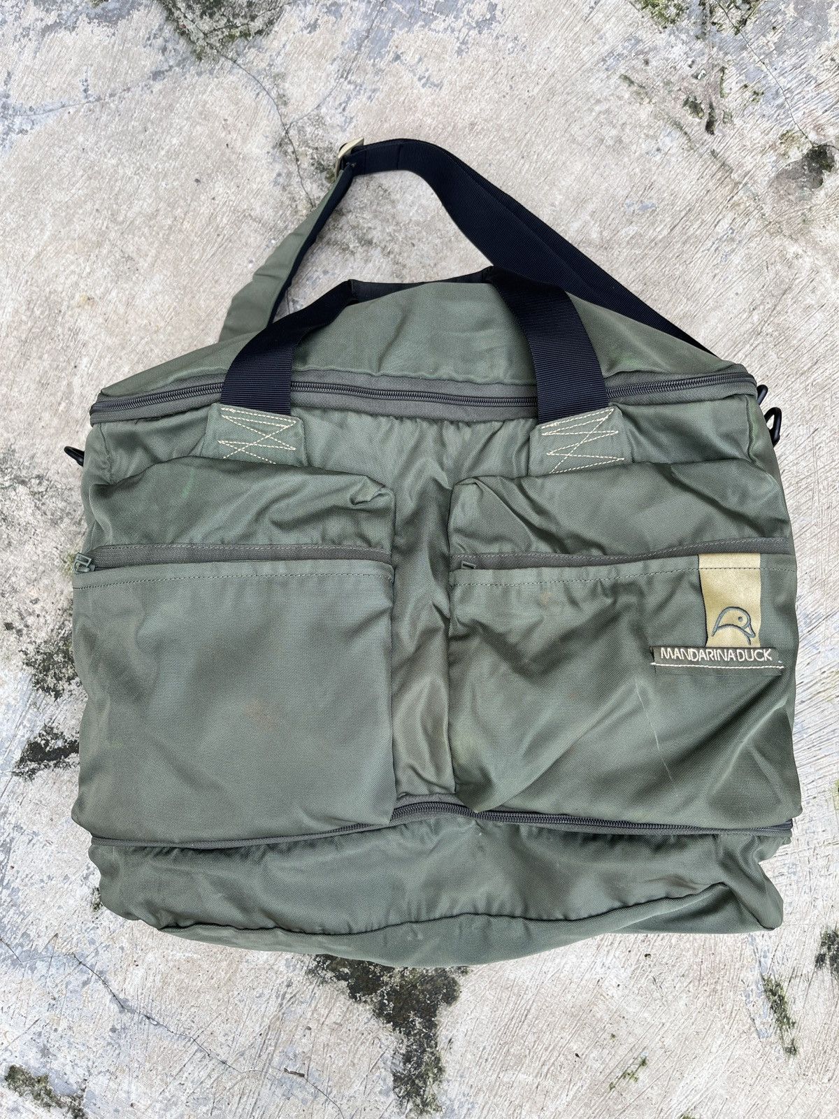 Japanese Brand 🔥MILITARY-TRAVEL BAG-MANDARINA DUCK🔥 Size ONE SIZE - 6 Thumbnail