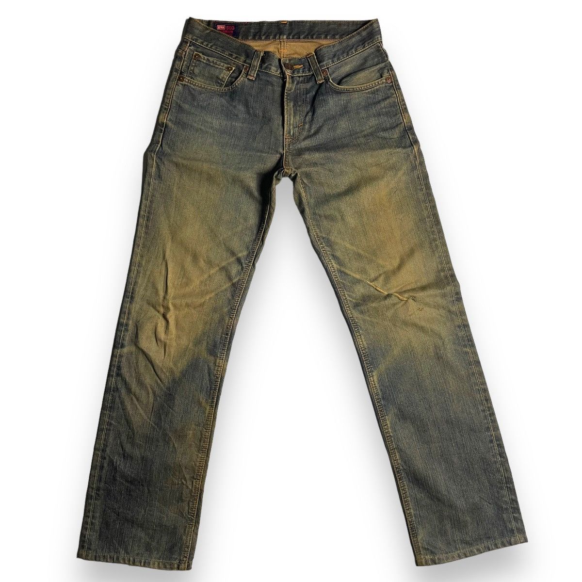 image of Edwin 503 Made In Japan Rusty Denim Pants in Denim Blue, Men's (Size 31)