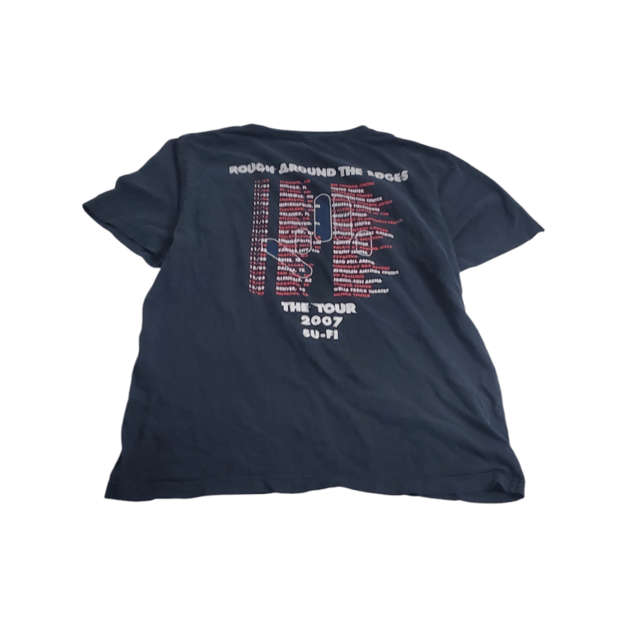 Vintage 2007 Dane Cook Rough Around The Edges Tour T-Shirt Size US L / EU 52-54 / 3 - 4 Thumbnail
