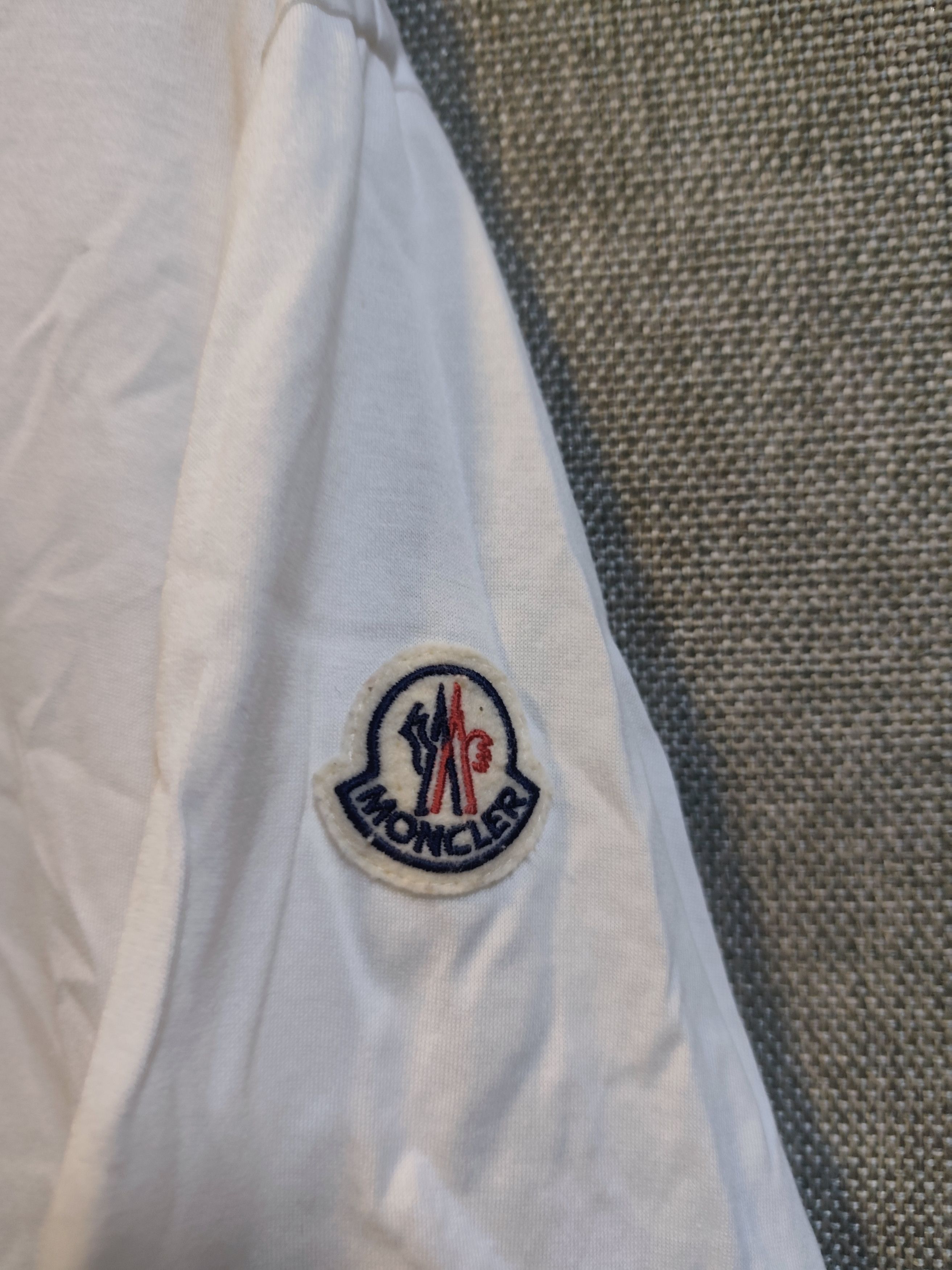 Moncler MONCLER "Love Summer" Logo Graphic T-Shirt White Size US L / EU 52-54 / 3 - 2 Thumbnail