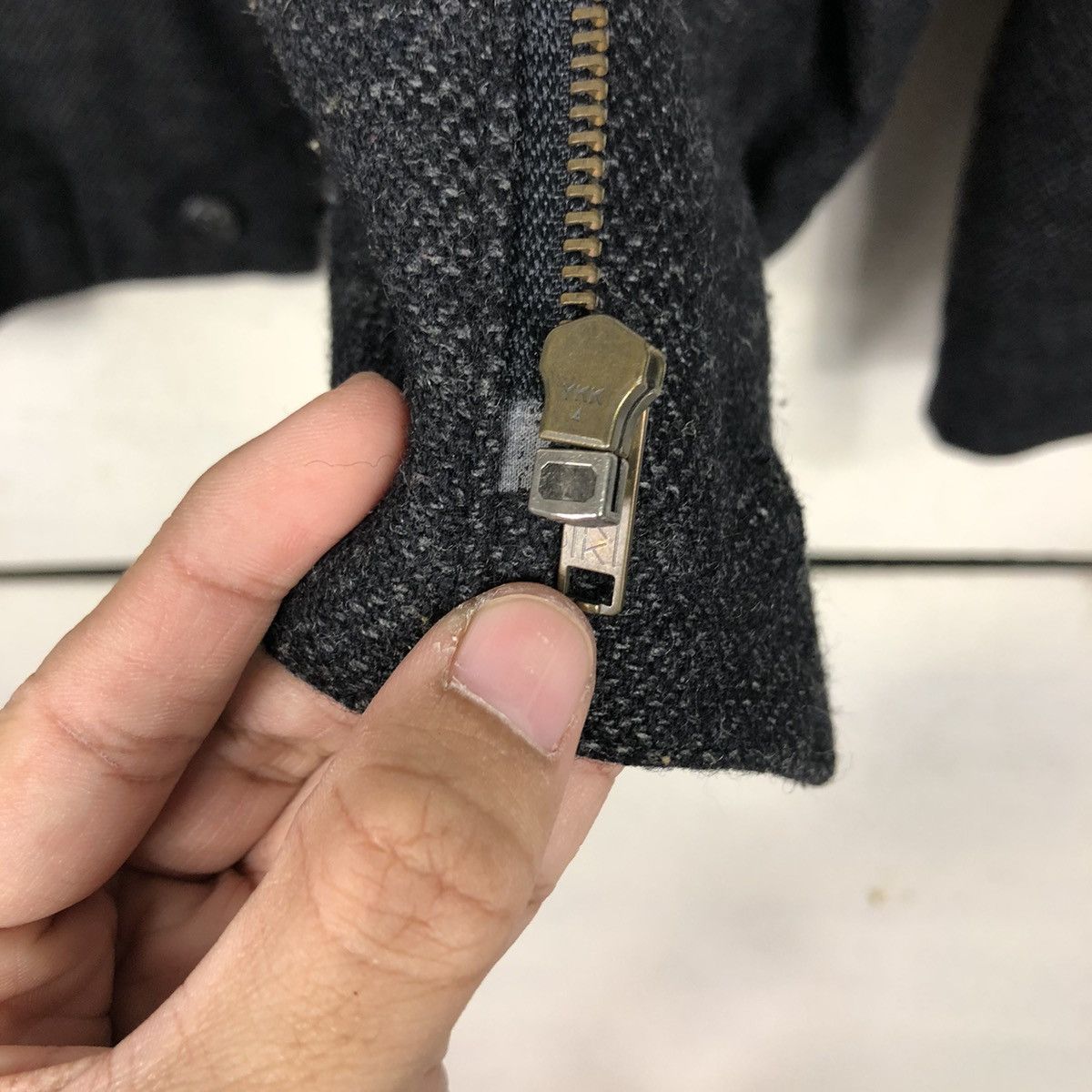 Japanese Brand 📌Vintage Wool Bomber Jacket Unbranded Issey Miyake Size US M / EU 48-50 / 2 - 18 Thumbnail