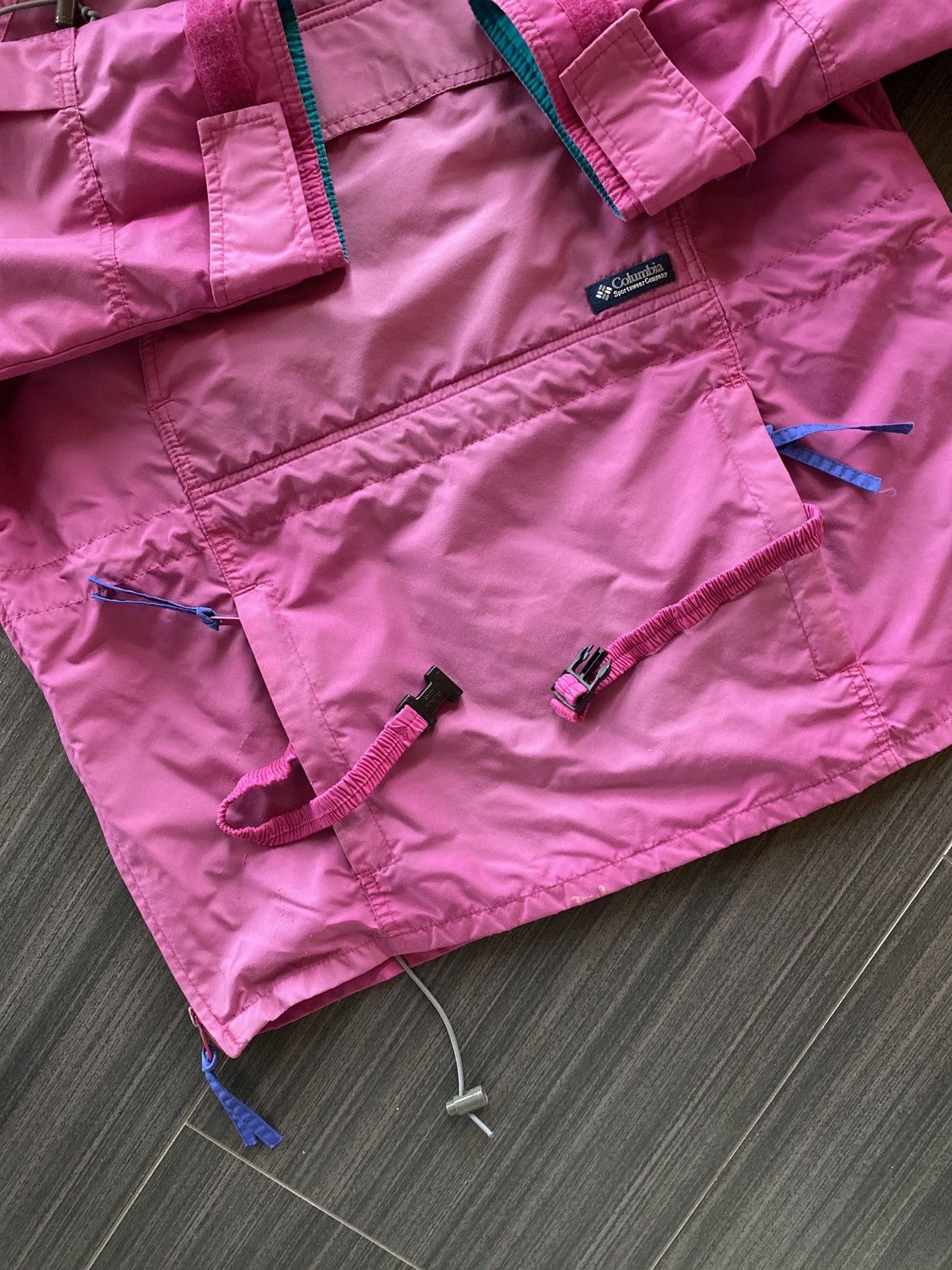 Columbia × Vintage 90s Columbia sportswear faded pink pullover Size L / US 10 / IT 46 - 3 Thumbnail