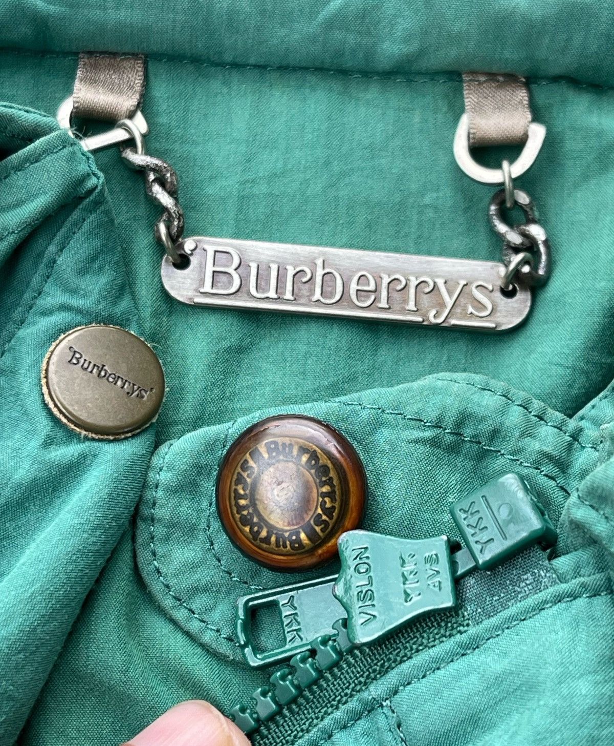 Burberry × Burberry Prorsum × Vintage 🔥Vintage Burberrys Logo Bomber Jacket With Hidden Hoodie Size US M / EU 48-50 / 2 - 13 Thumbnail