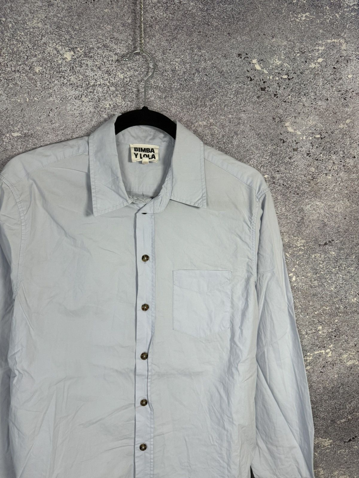 Designer × Japanese Brand × Vintage Bimba y Lola Blue Shirt Button up oldmoney S size Size US S / EU 44-46 / 1 - 3 Thumbnail