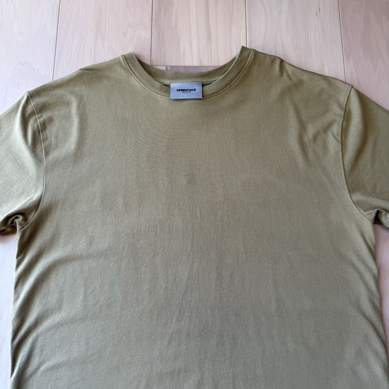 Fear of God Fear of God Essentials Shirt Medium Khaki Cotton Minimalist Size US M / EU 48-50 / 2 - 3 Thumbnail