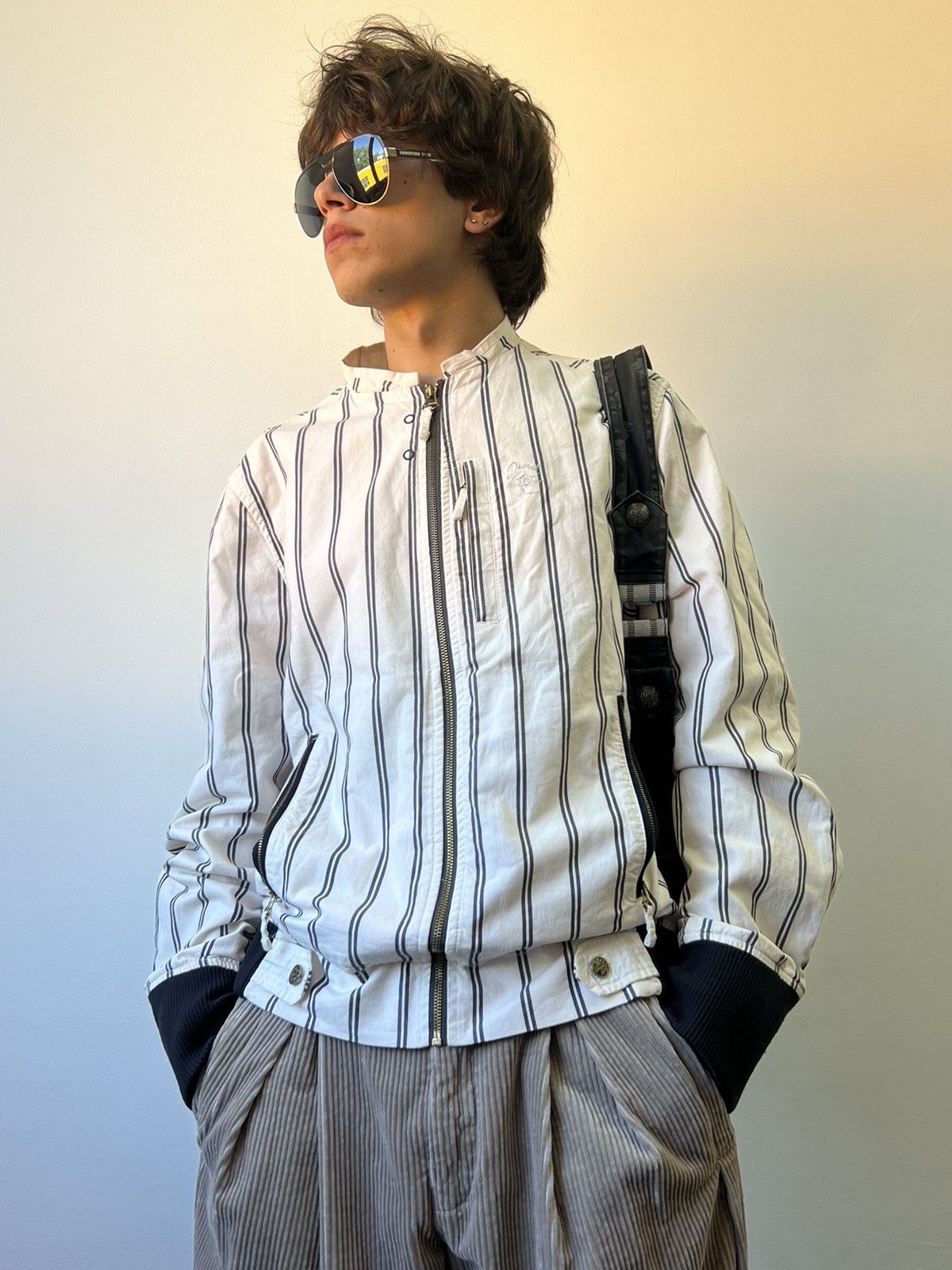 Diesel Vintage Avant Garde Diesel moto Jacket Japanese style Y2K Size US XL / EU 56 / 4 - 2 Thumbnail