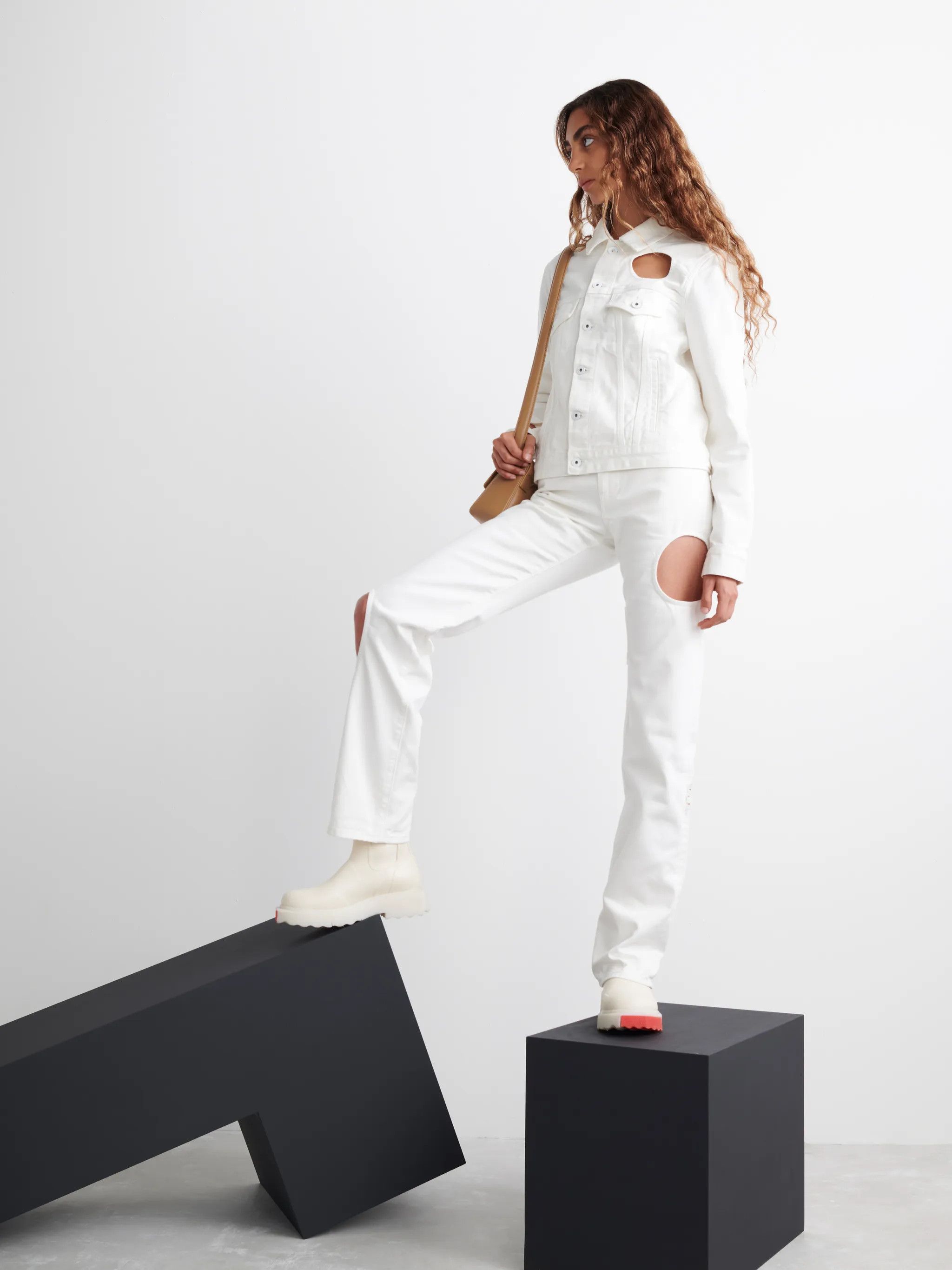 Off-White Off-White Meteor Regular Jacket - White Size M / US 6-8 / IT 42-44 - 1 Thumbnail