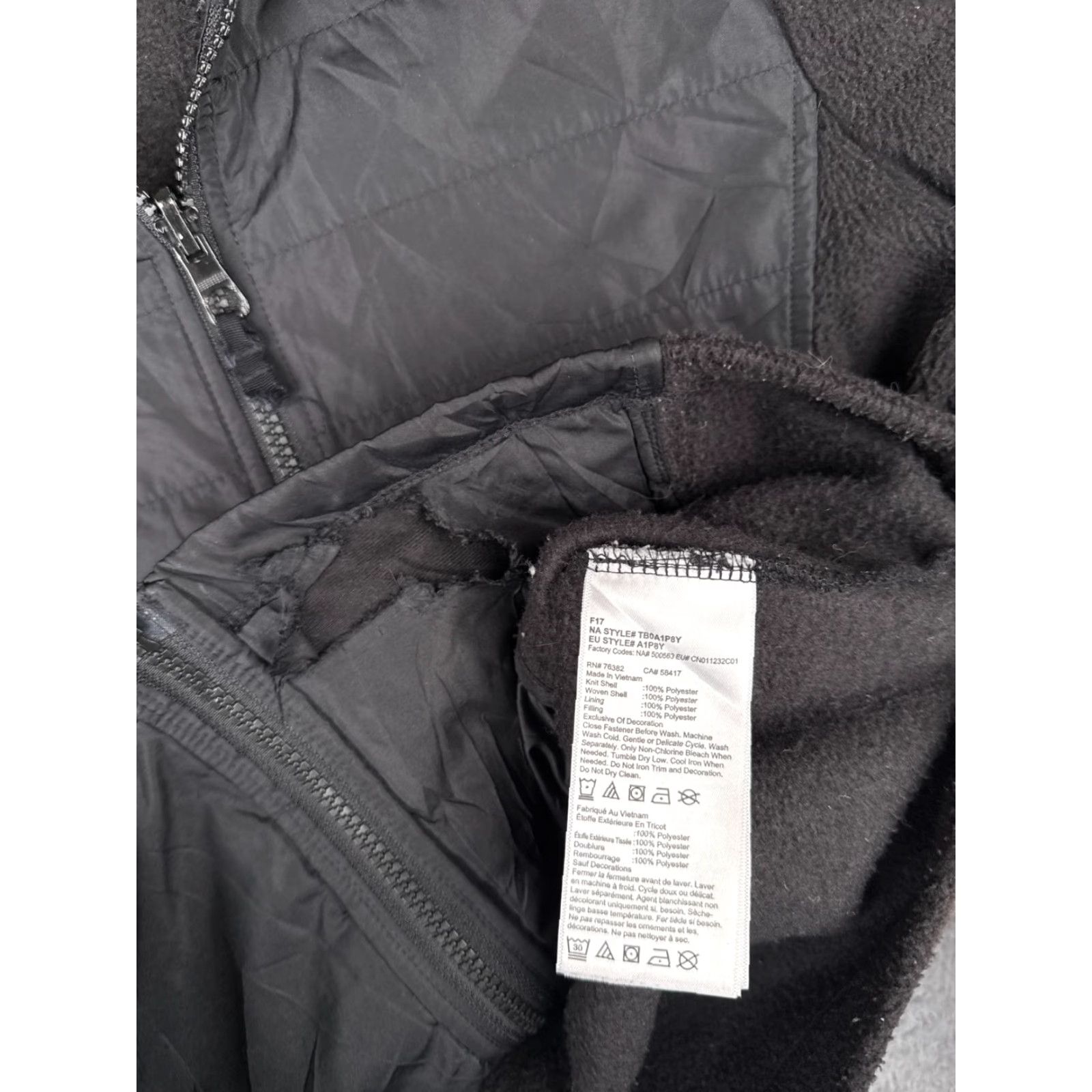 Timberland Timberland Jacket Womens S Black Full Zip Hooded Fleece Polyester Mock Neck READ Size S / US 4 / IT 40 - 7 Thumbnail