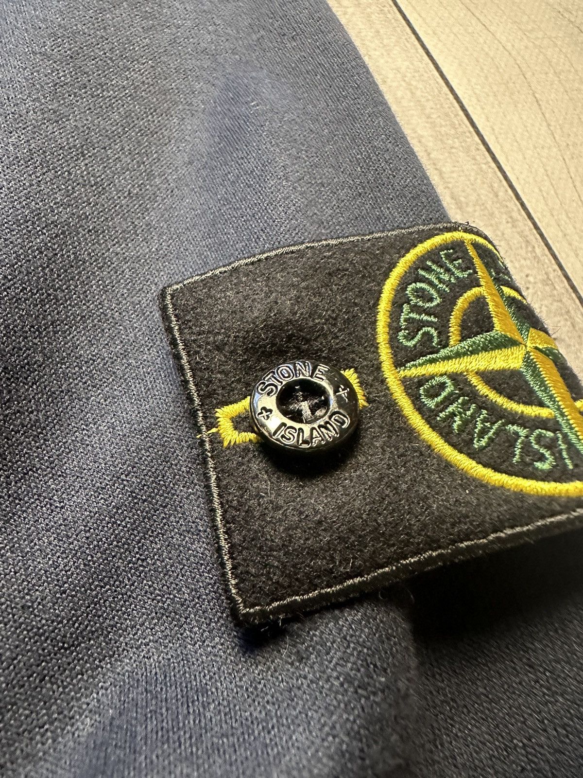 Stone Island × Vintage Vintage Stone Island zip sweatshirt size XXL Size US XXL / EU 58 / 5 - 7 Thumbnail